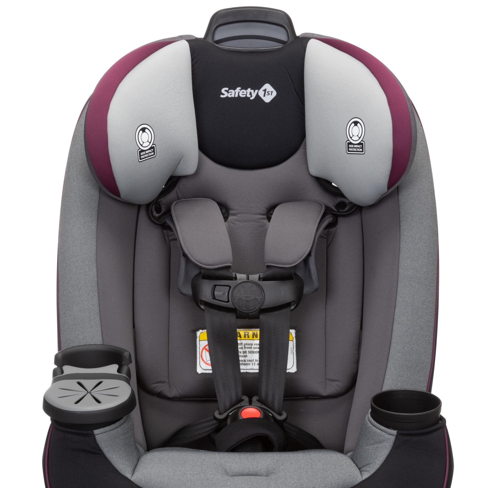 Safety 1ˢᵗ Grow and Go™ Extend 'n Ride LX All-in-One Convertible Car Seat, Winehouse, Infant & Toddler, Unisex - Image 36