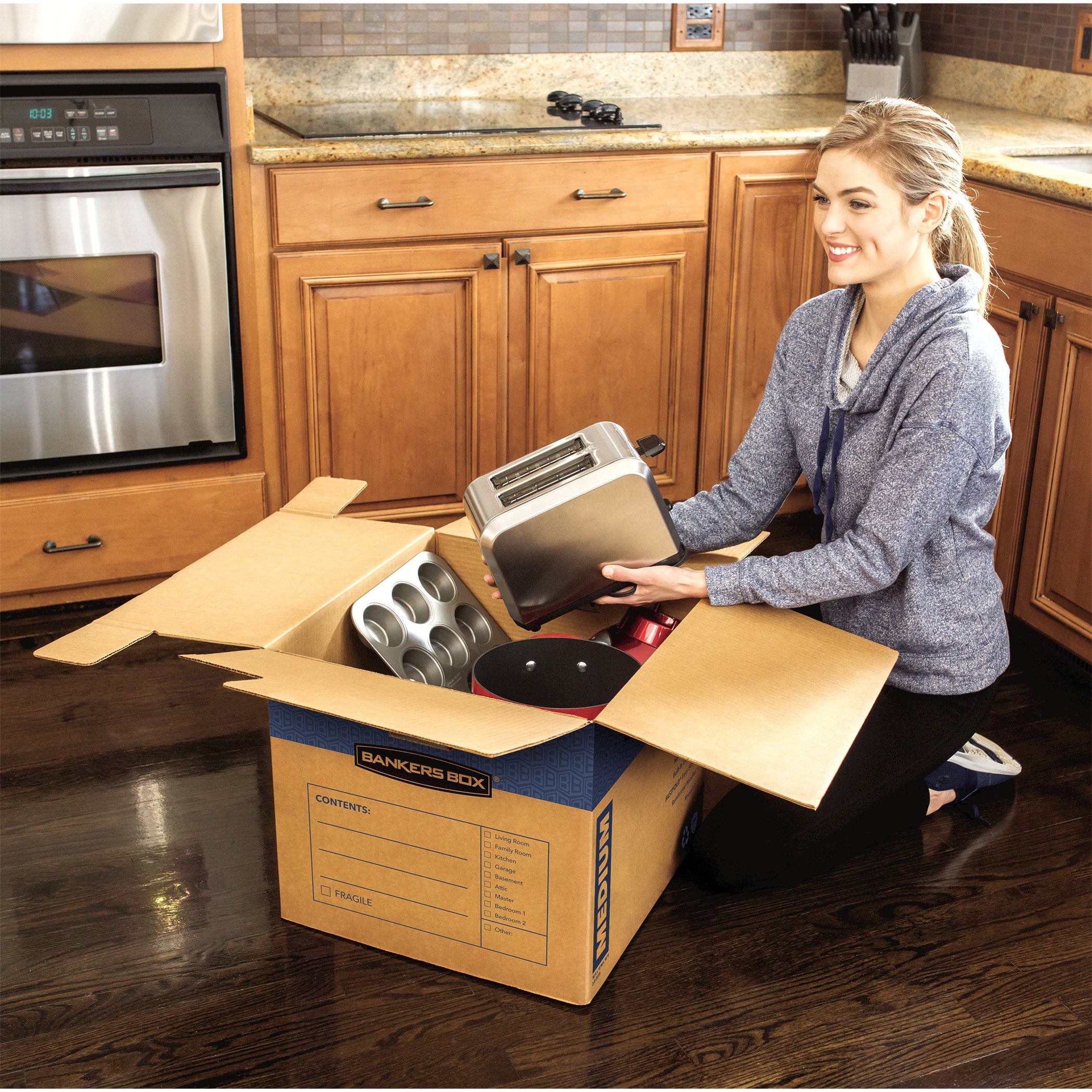 Bankers Box 8 Pack Medium Prime Moving Boxes - Image 5