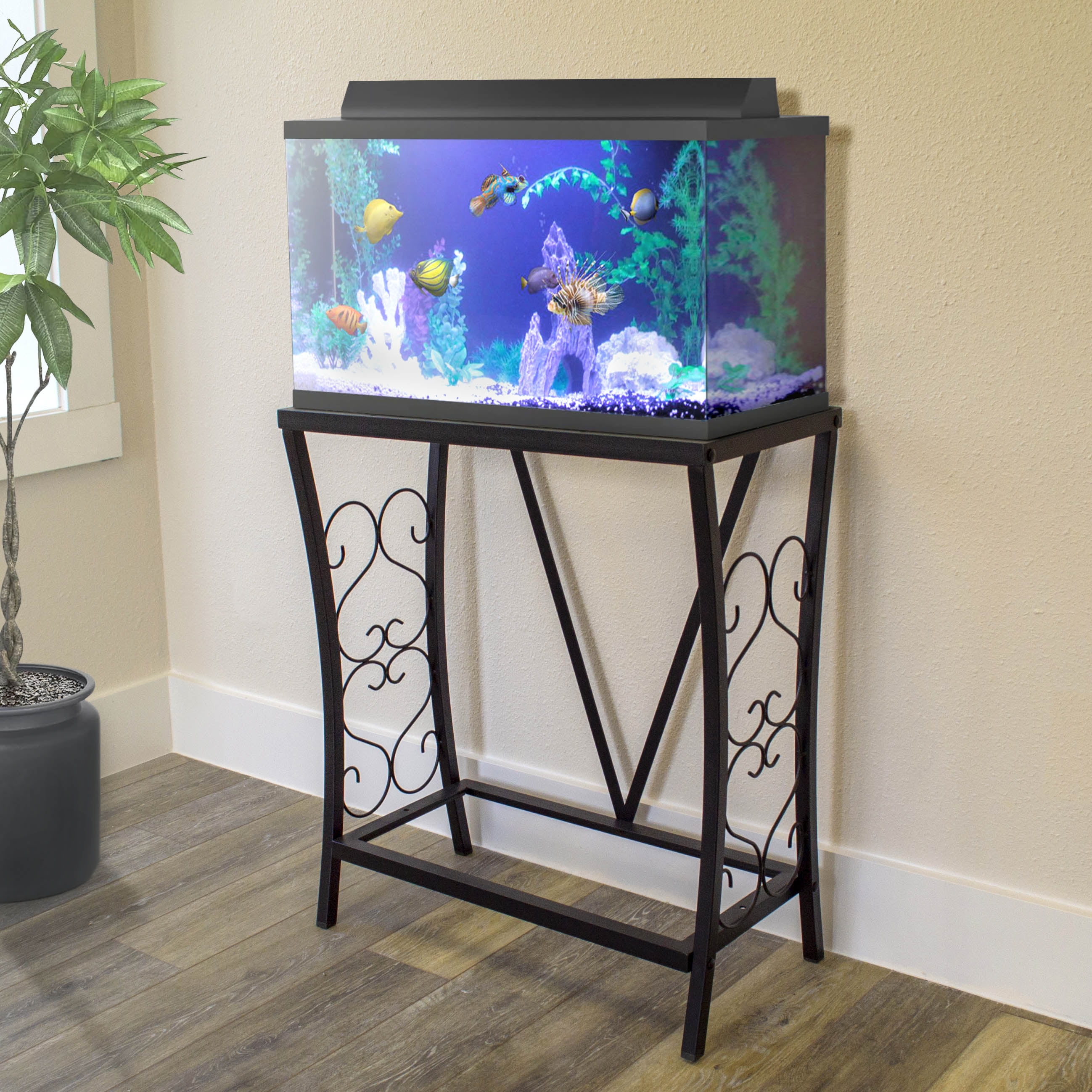 Aquatic Fundamentals 20 Gallon Metal Aquarium Stand - Image 5