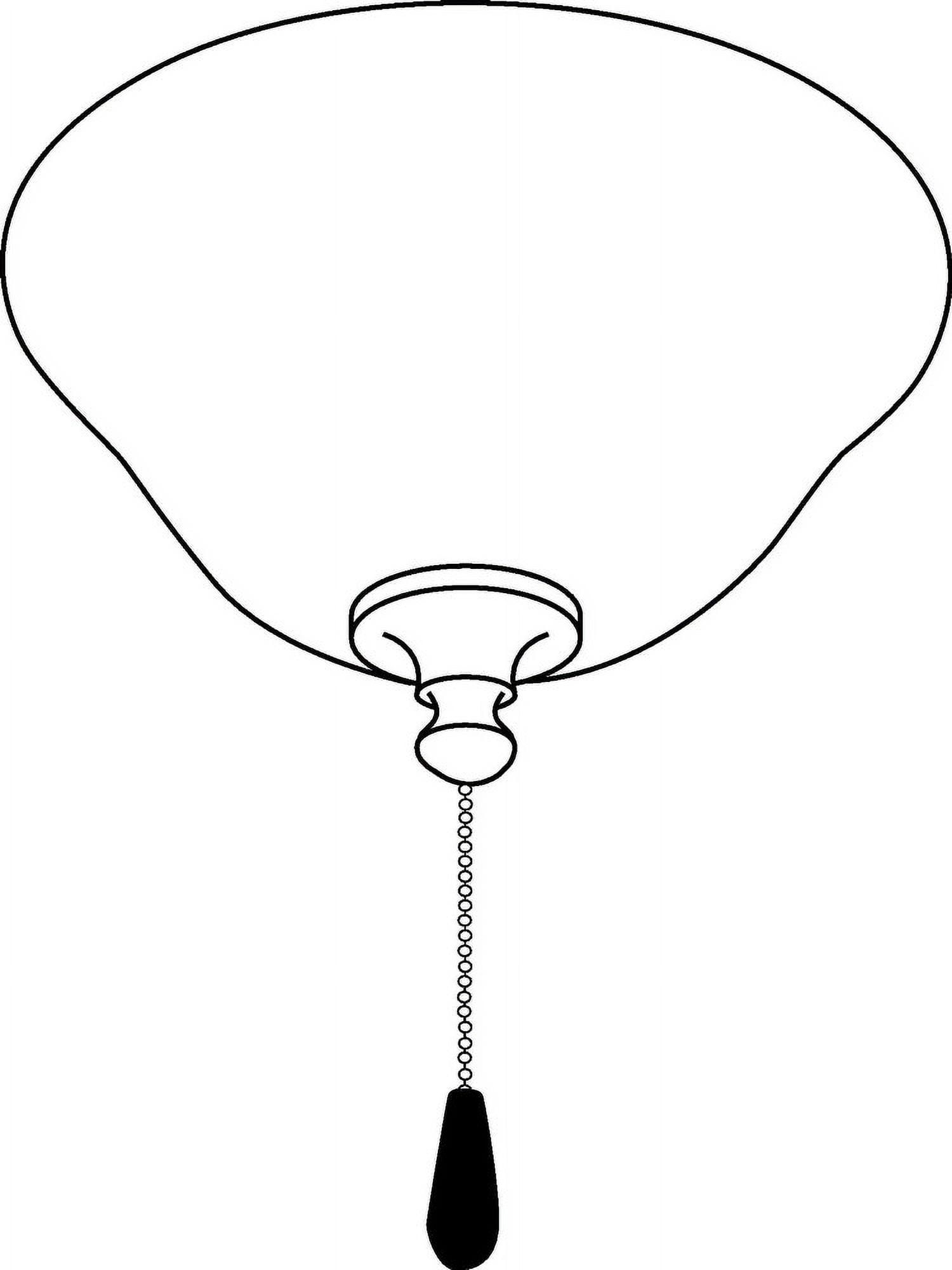 AirPro Collection Two-Light Ceiling Fan Light - Image 2