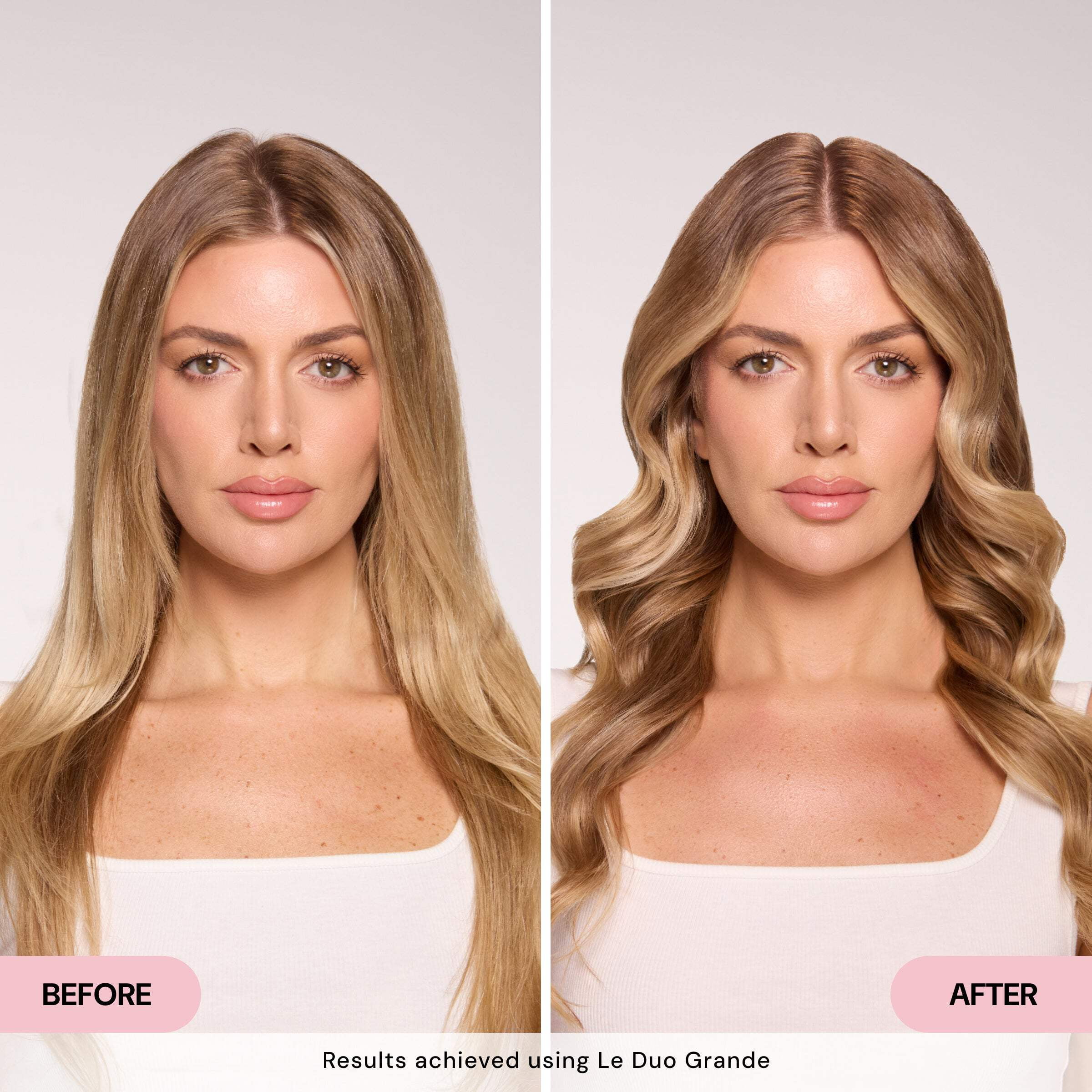 L'ange Hair Le Duo Grande 360° Airflow Styler | 2-in-1 Curling Wand & Titanium Flat Iron Hair Straightener (Black) - Image 6