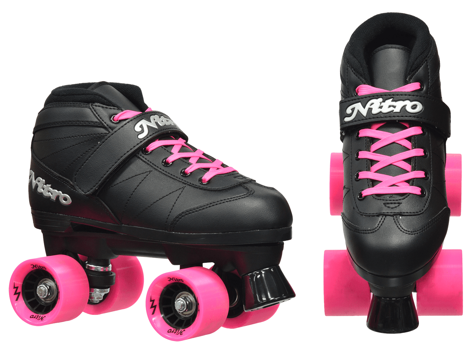 Epic Adult Super Nitro Pink Quad Speed Skates Package - Image 7