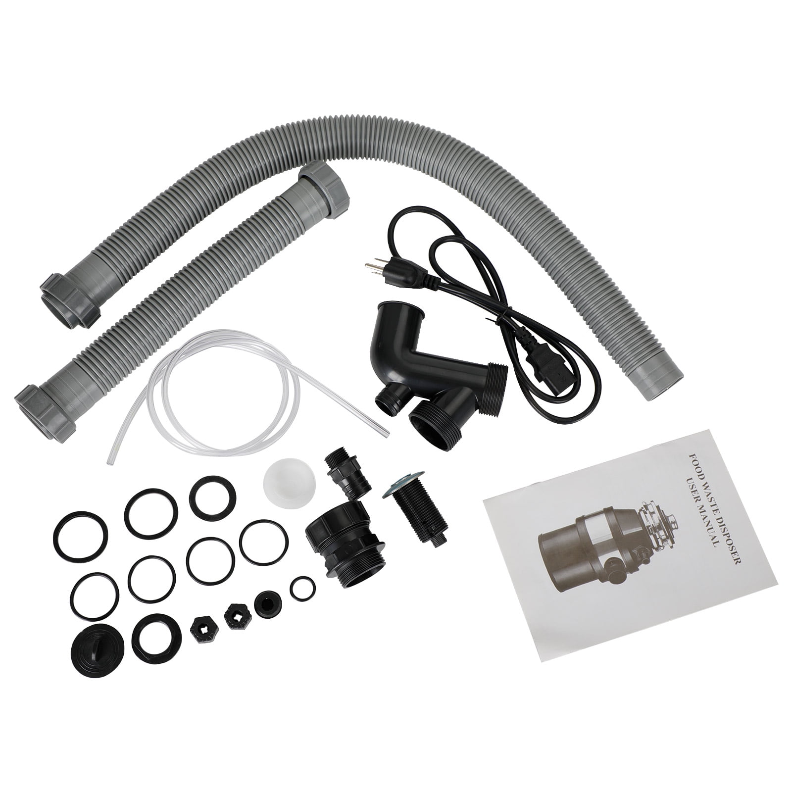 TOPTENG Garbage Disposal Continuous Feed Food Waste Disposer 3/4 HP 2800 RPM Under Sink Kitchen Food Waste Disposer w/ Plug - Image 8