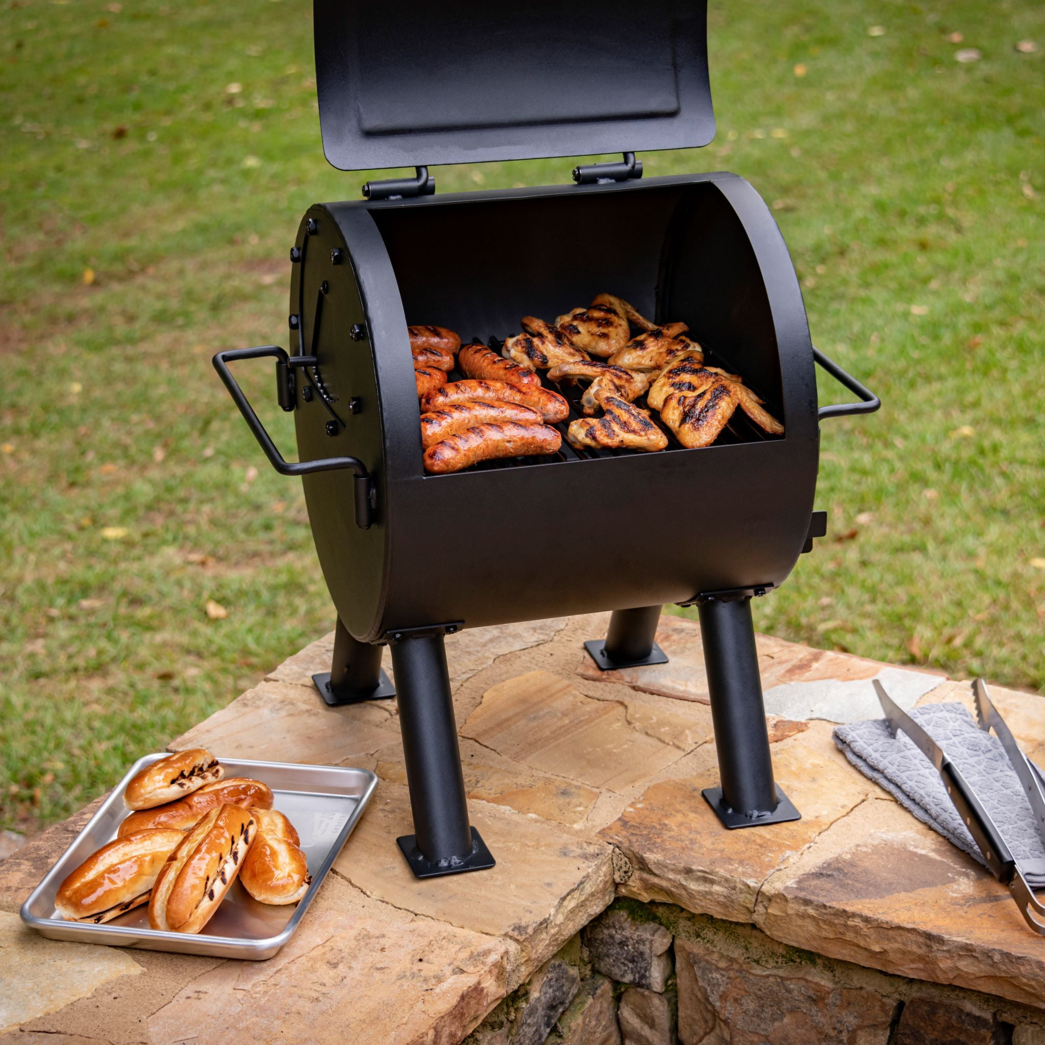 Oklahoma Joe’s Hitch Portable Charcoal Grill, Black - Image 14