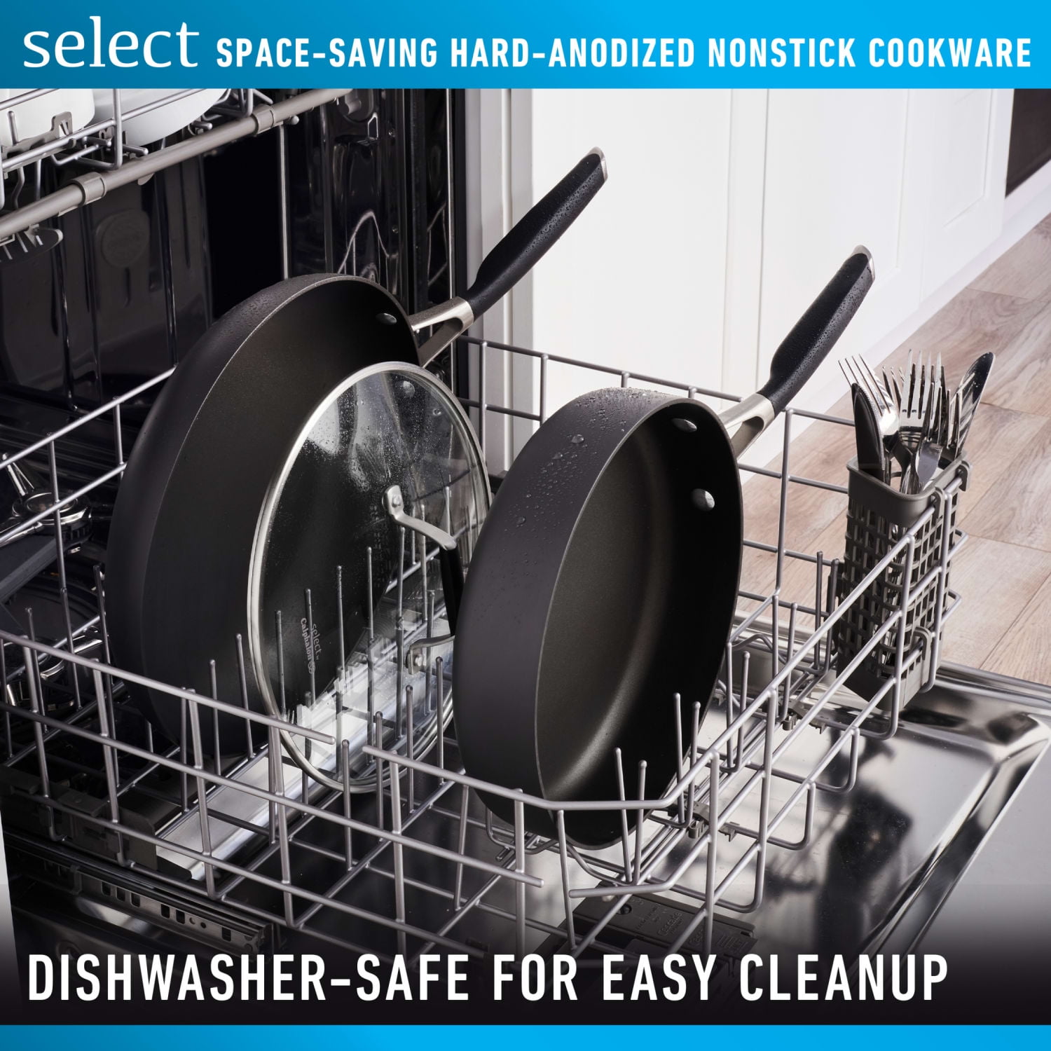 Select by Calphalon Hard-Anodized Nonstick 12" Frying Pan - Image 5