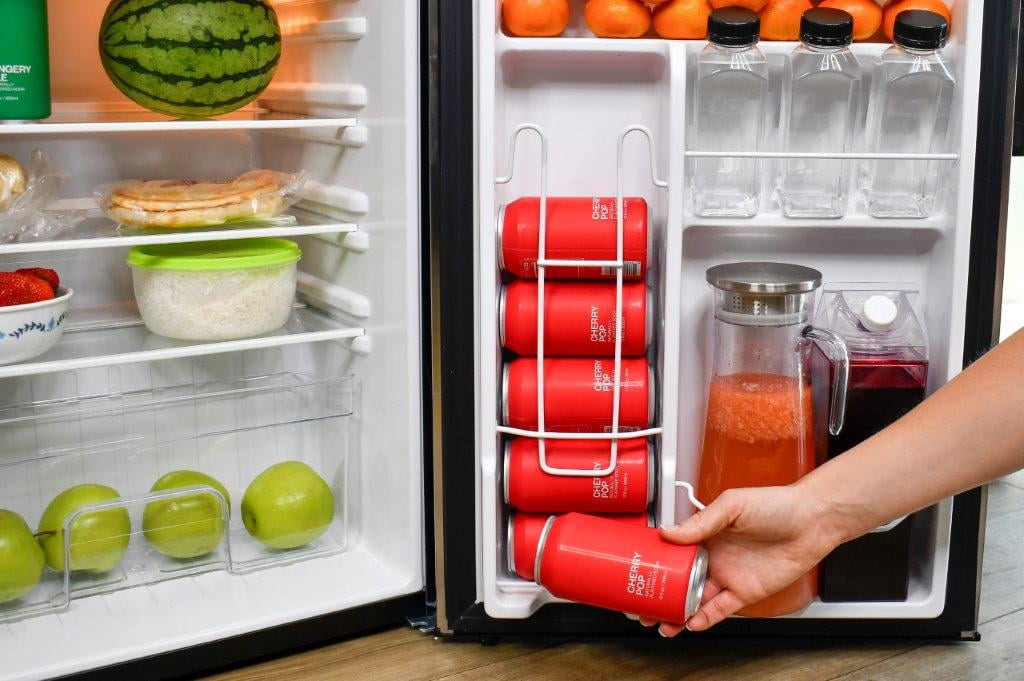 Frigidaire, 4.5 Cu. ft., 2 Door Compact Refrigerator-Chrome Trim, EFR451, Platinum - Image 9