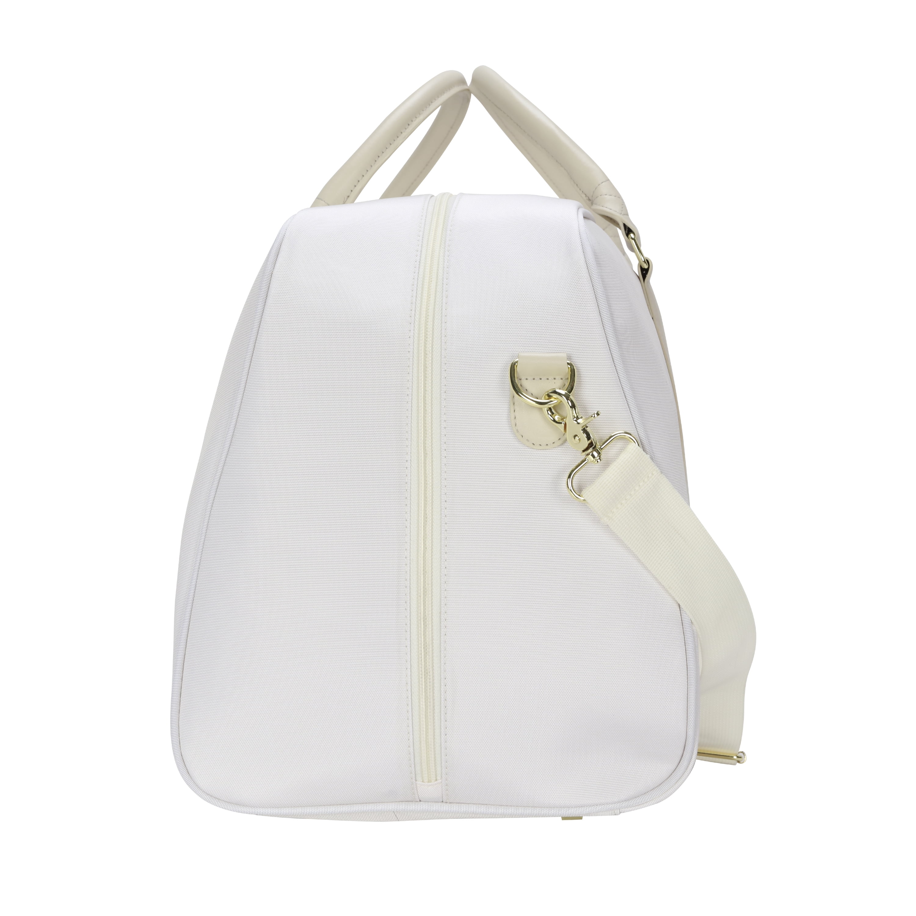 (2 pack) Protégé 21-inch Travel Weekender Duffel, Cream Polyester - Image 7