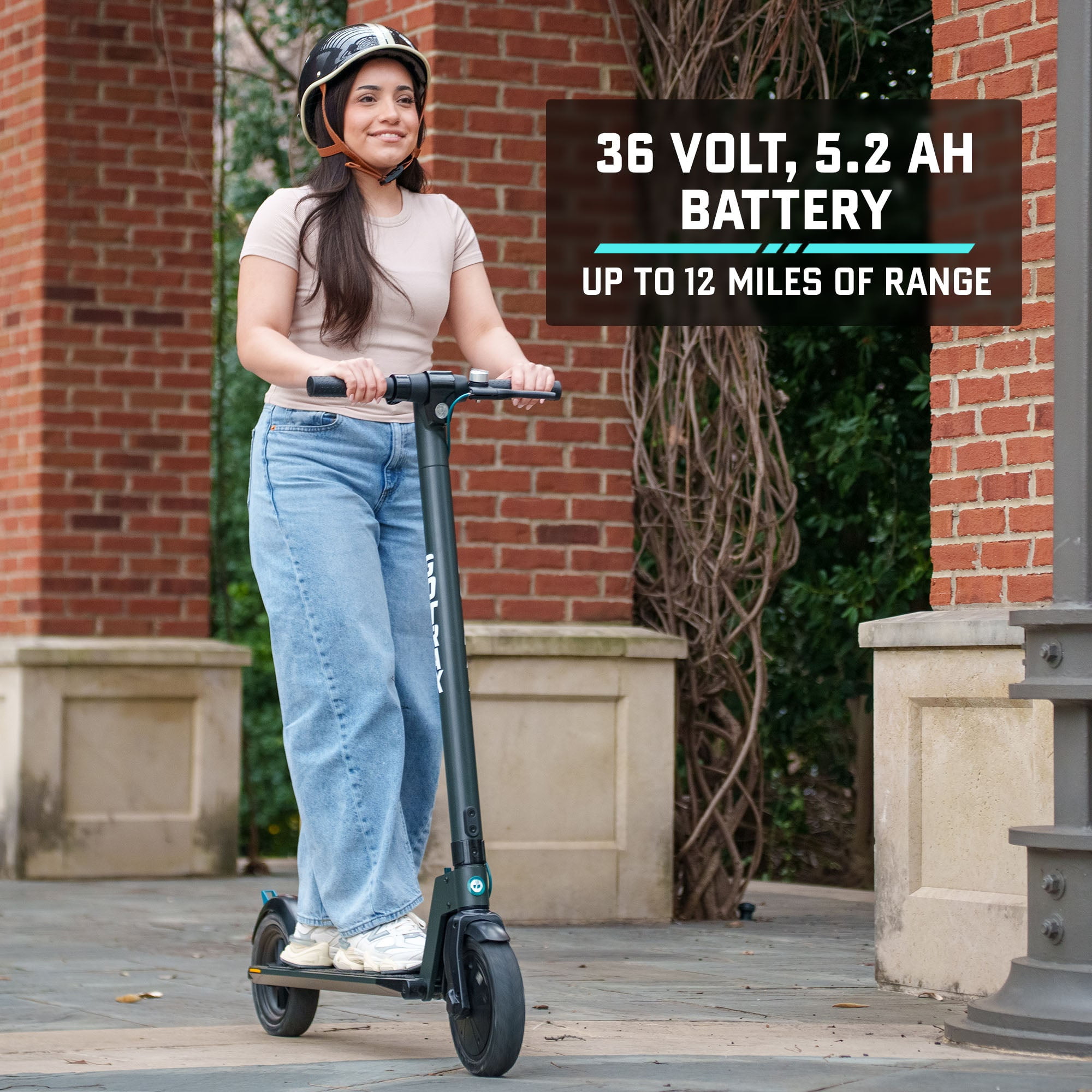 GOTRAX Rival Adult Electric Scooter, 8.5" Pneumatic Tire, Max 12 mile Range and 15.5Mph Speed, 250W Foldable Escooter for Adult, Black - Image 2