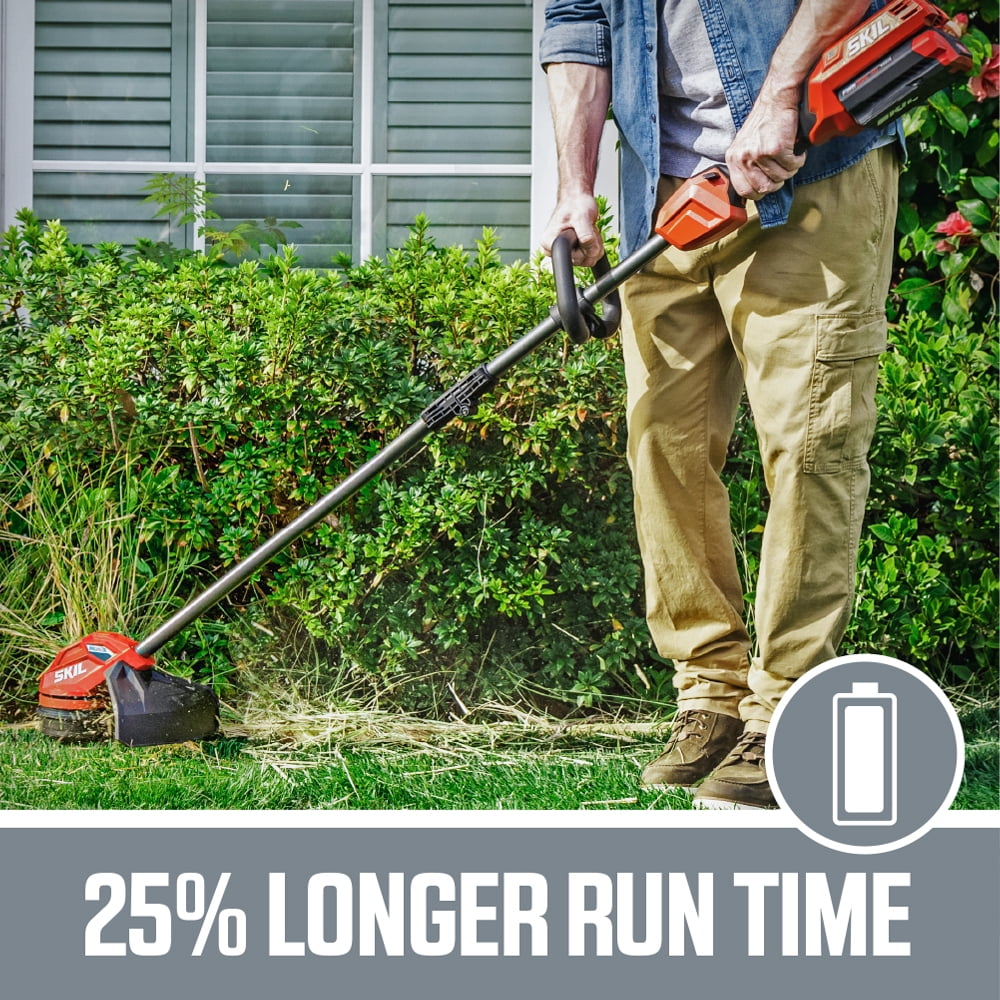 SKIL LT4818-10 Brushless 40V 14" String Trimmer Kit w/2.5Ah Battery & Charger - Image 2