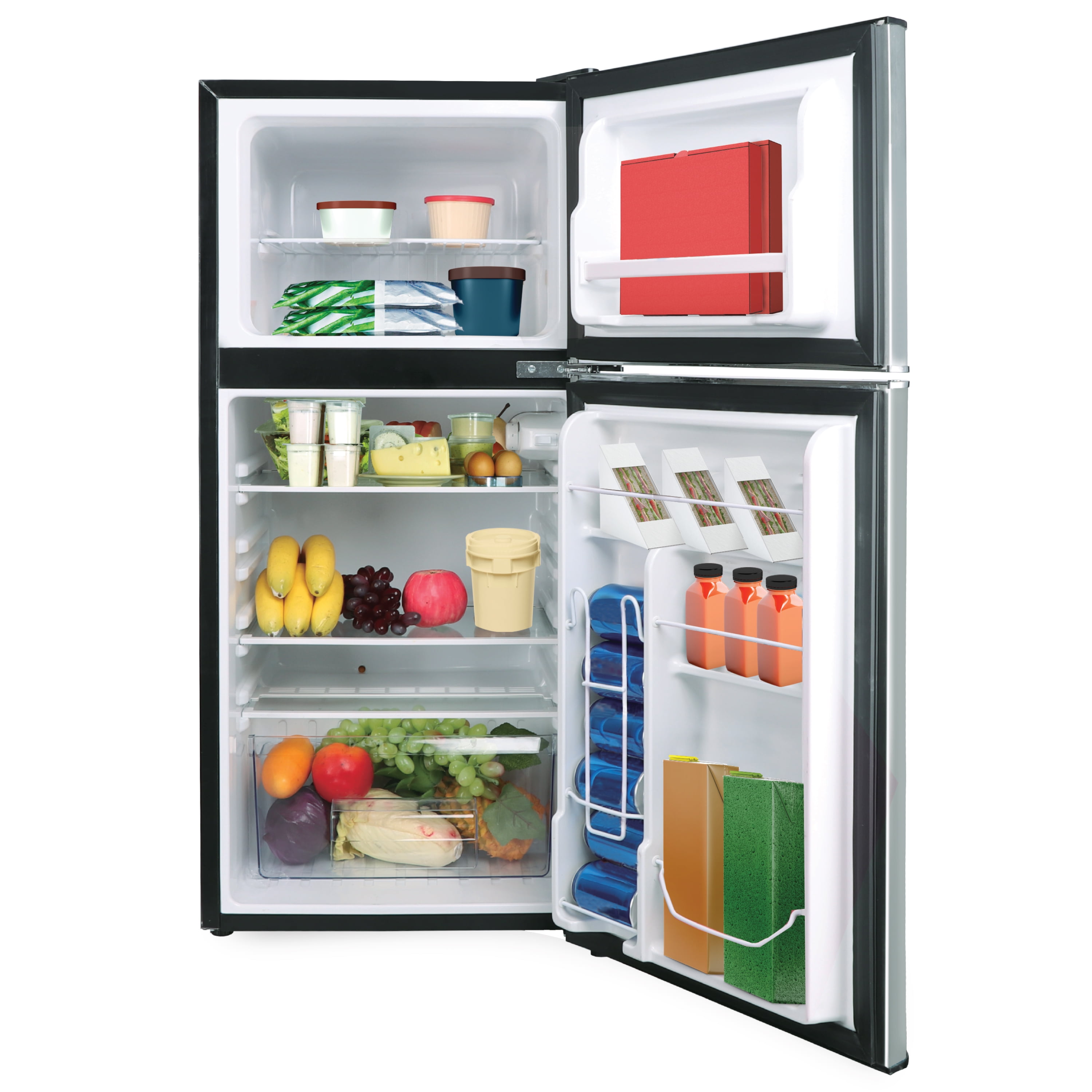 Frigidaire, 4.5 Cu. ft., 2 Door Compact Refrigerator-Chrome Trim, EFR451, Platinum - Image 13