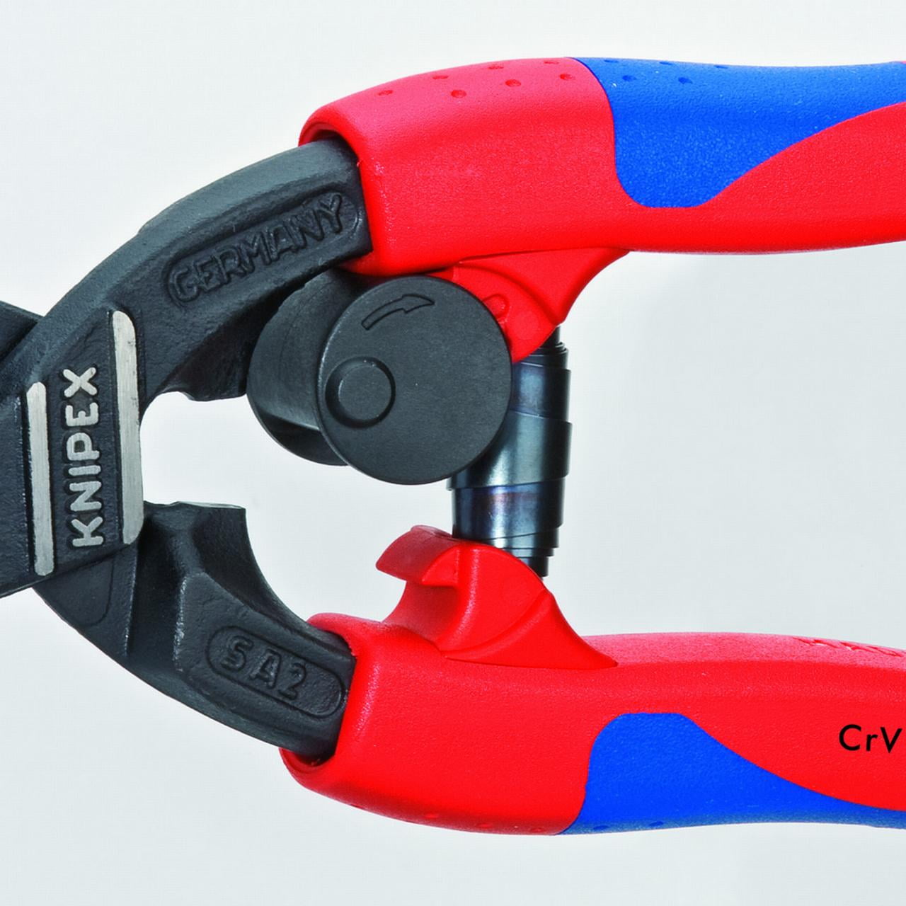 KNIPEX Tools 71 32 200 CoBolt High Leverage Compact Bolt Cutters with Blade Recess and Spring, Comfort Grip - Image 3