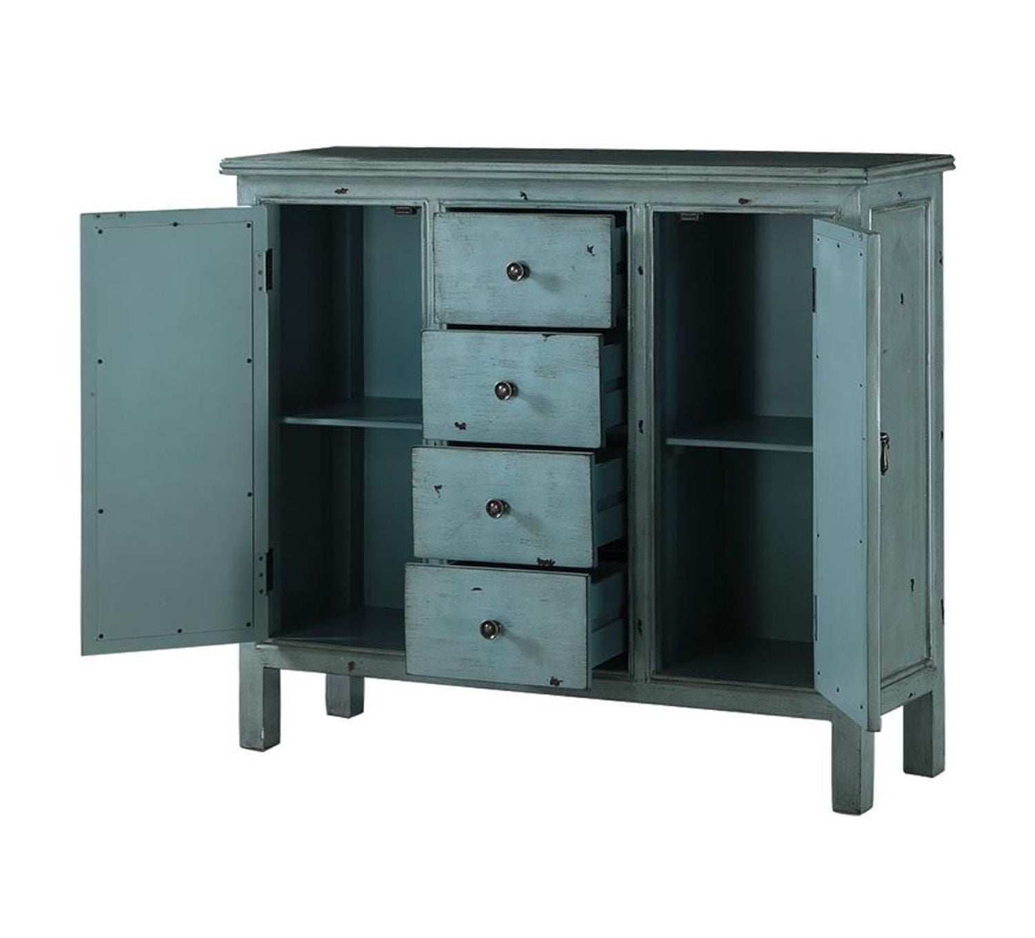 Coaster Accent Cabinet in Antique Blue - Image 4