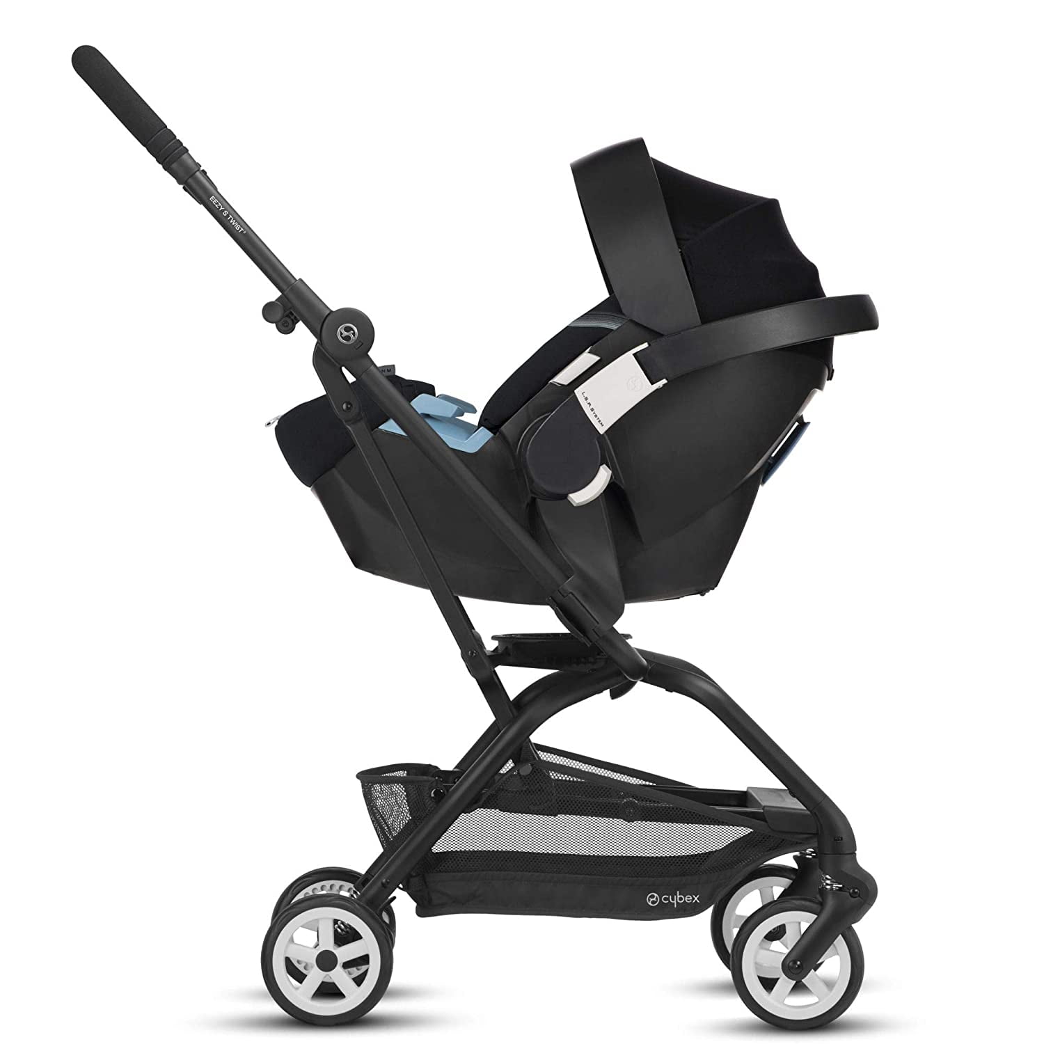 Cybex Eezy S Twist Lightweight Stroller, Deep Black - Image 5