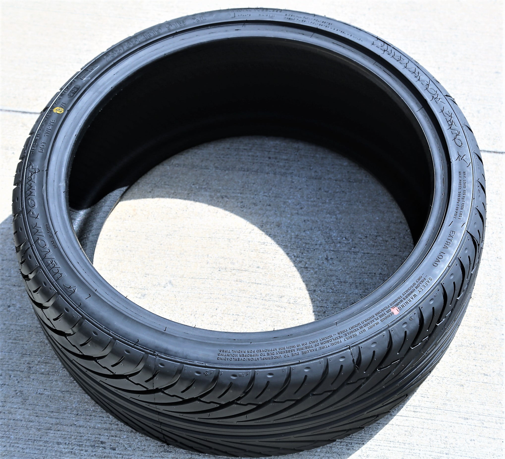 Venom Power Ragnarok Zero X 235/35ZR19 235/35R19 91W XL High Performance Summer Tire - Image 5