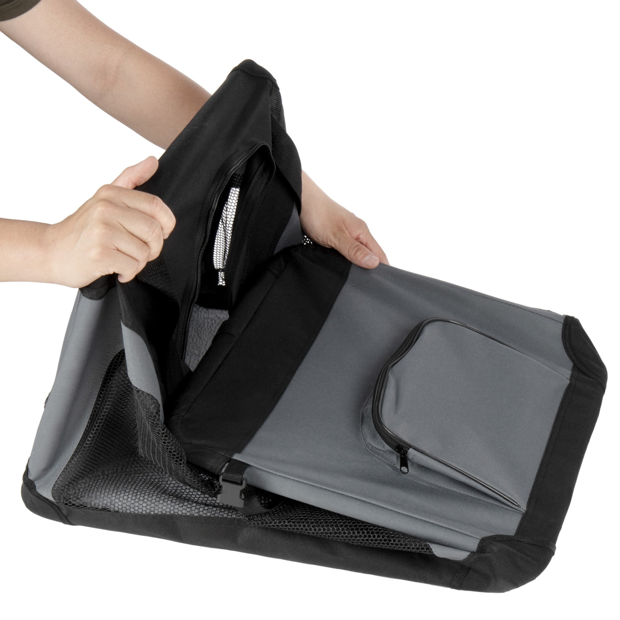 FurHaven® Pet Products Collapsible Pet Crate, Black, Large, 24 Lb Limit - Image 9