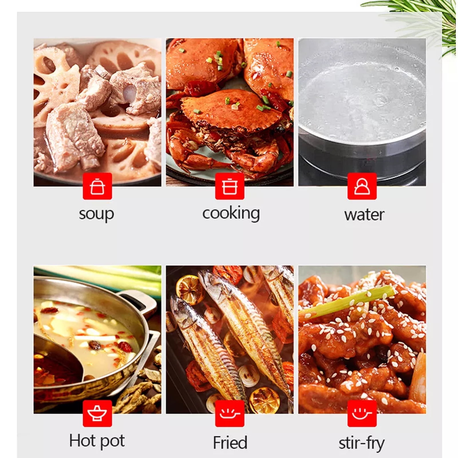 SAVALETOR Electric Cooktop Single Burner,3500W Portable Cooktop Countertop Waterproof,Multifunction Electric Induction Hot Plate Cooker with Touch Control Panel 4 Hours Timer(110V) - Image 17