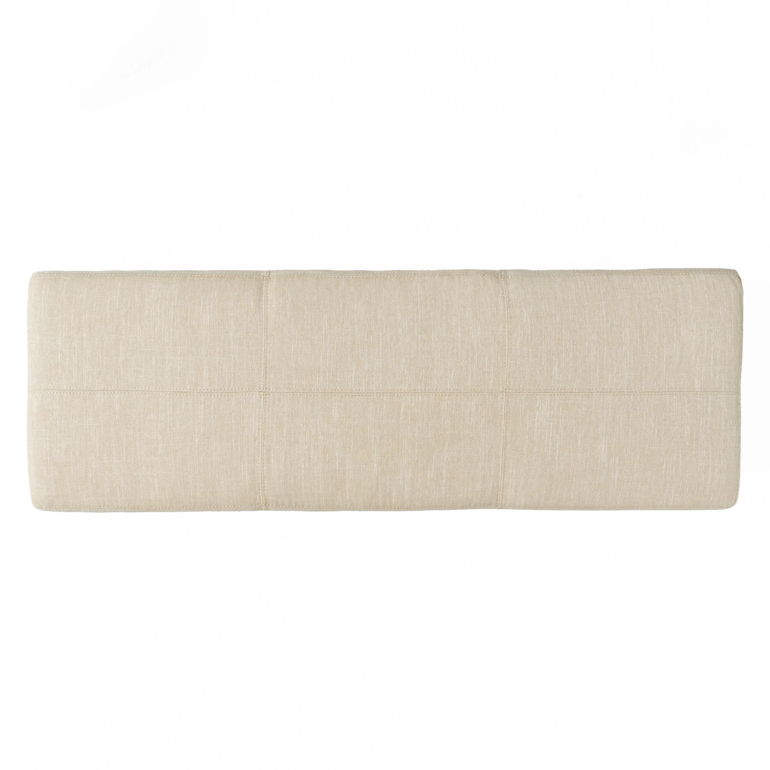 Noble House James Fabric Storage Ottoman, Light Beige - Image 9