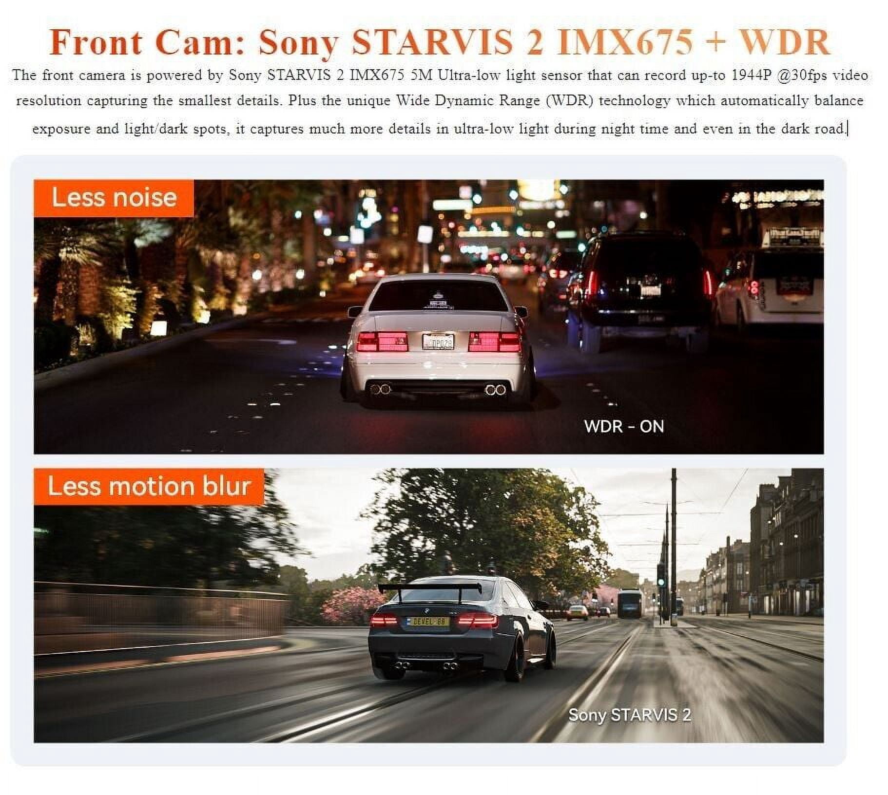 Vantrue N5 4 Channel Dashcam | GPS | WiFi | Voice Control | 512GB Support (Memory Card Not Included) - Image 6