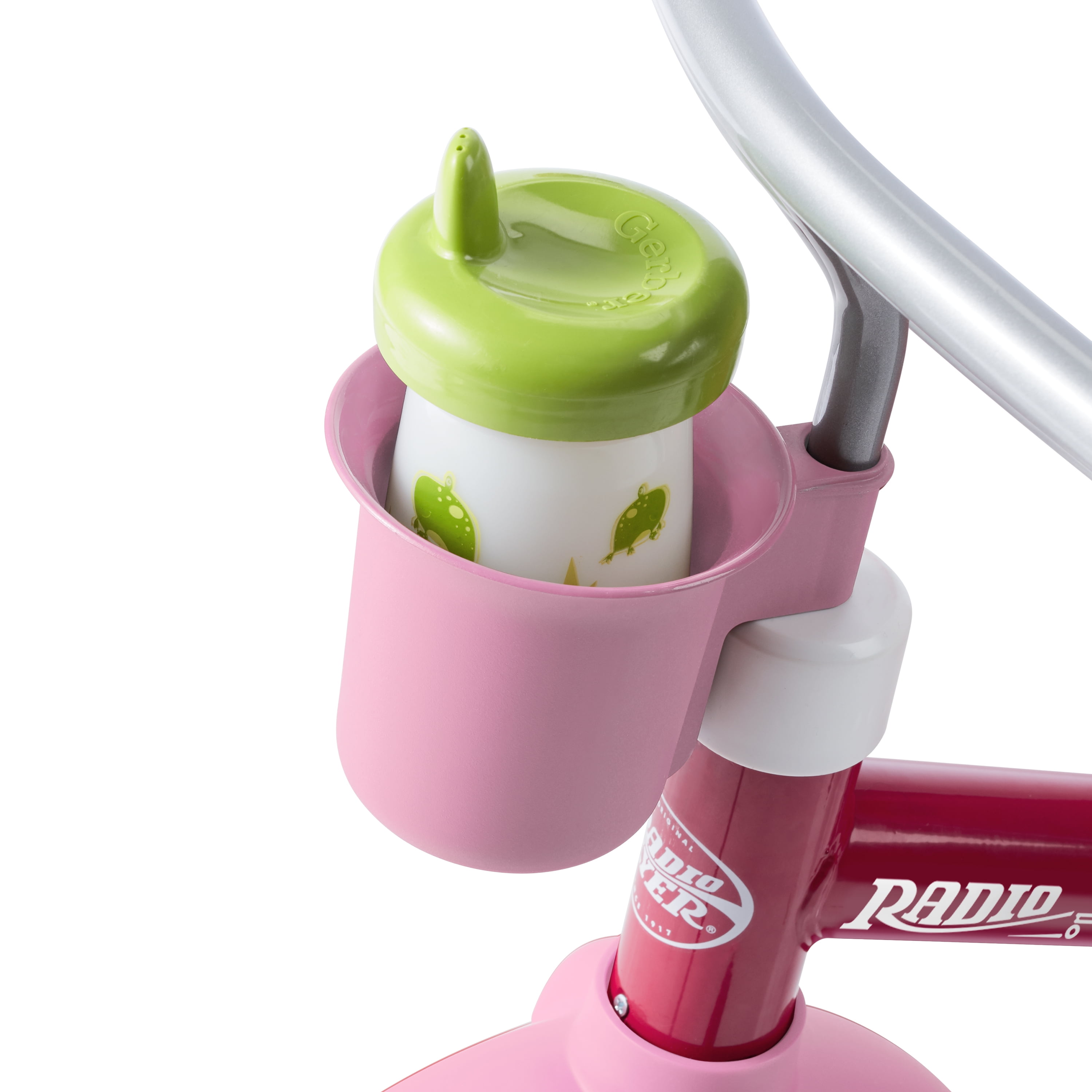 Radio Flyer 4-in-1 Stroll 'N Trike Infant and Toddler Tricycle Stroller, Pink - Image 4