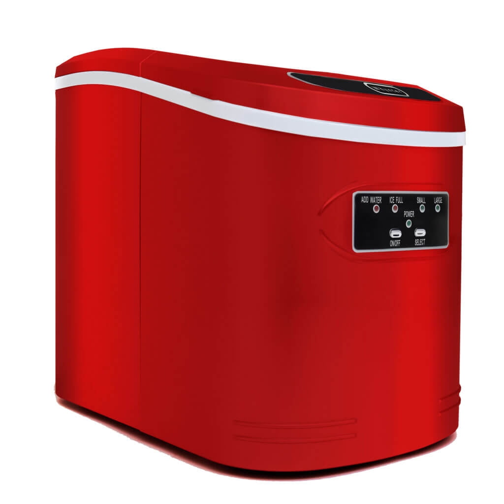 Whynter Compact Portable Ice Maker, 27 lb Capacity, Red - Image 3