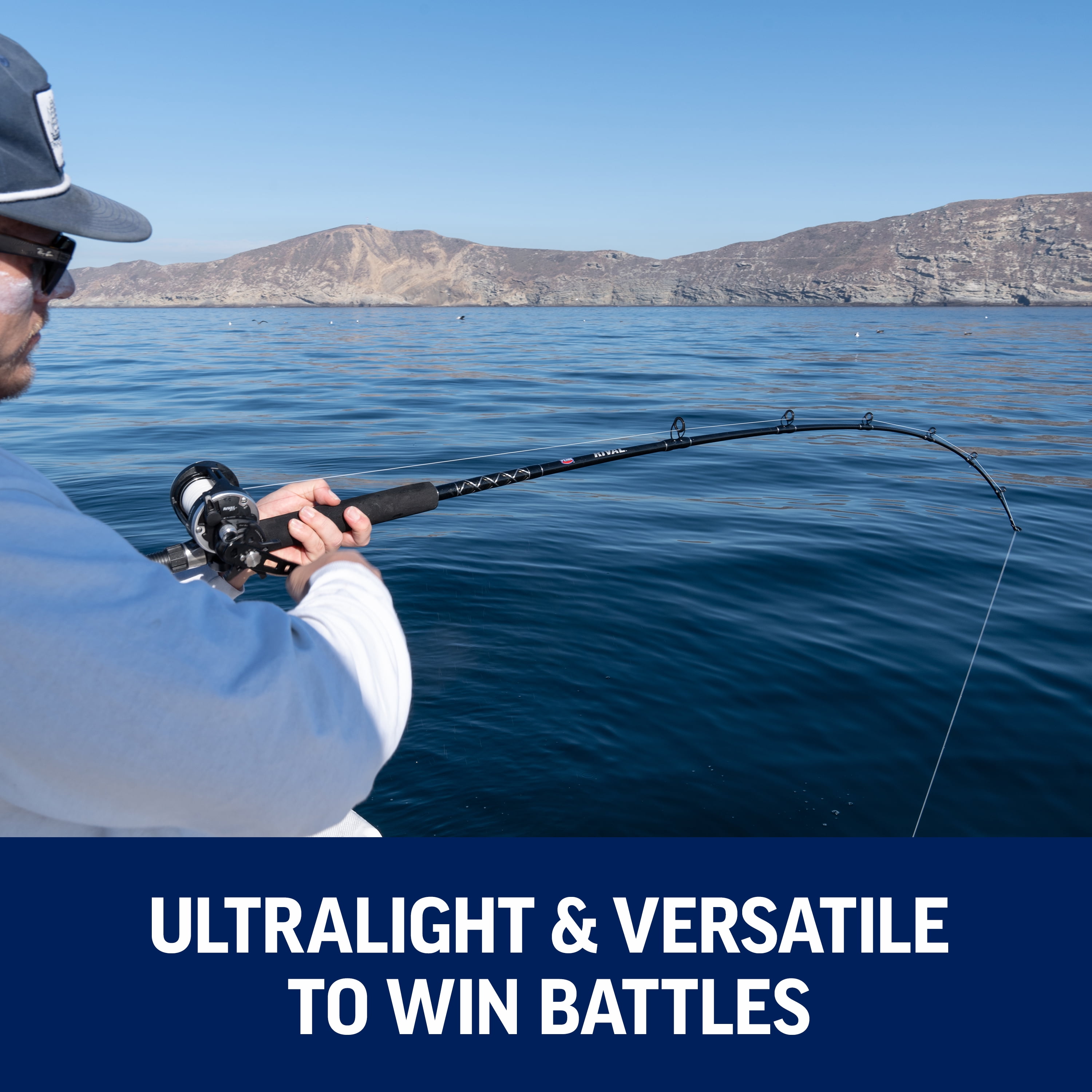 PENN Rival™ Level Wind Combo, 7' Medium Fishing Rod, 15 Size Reel - Image 7