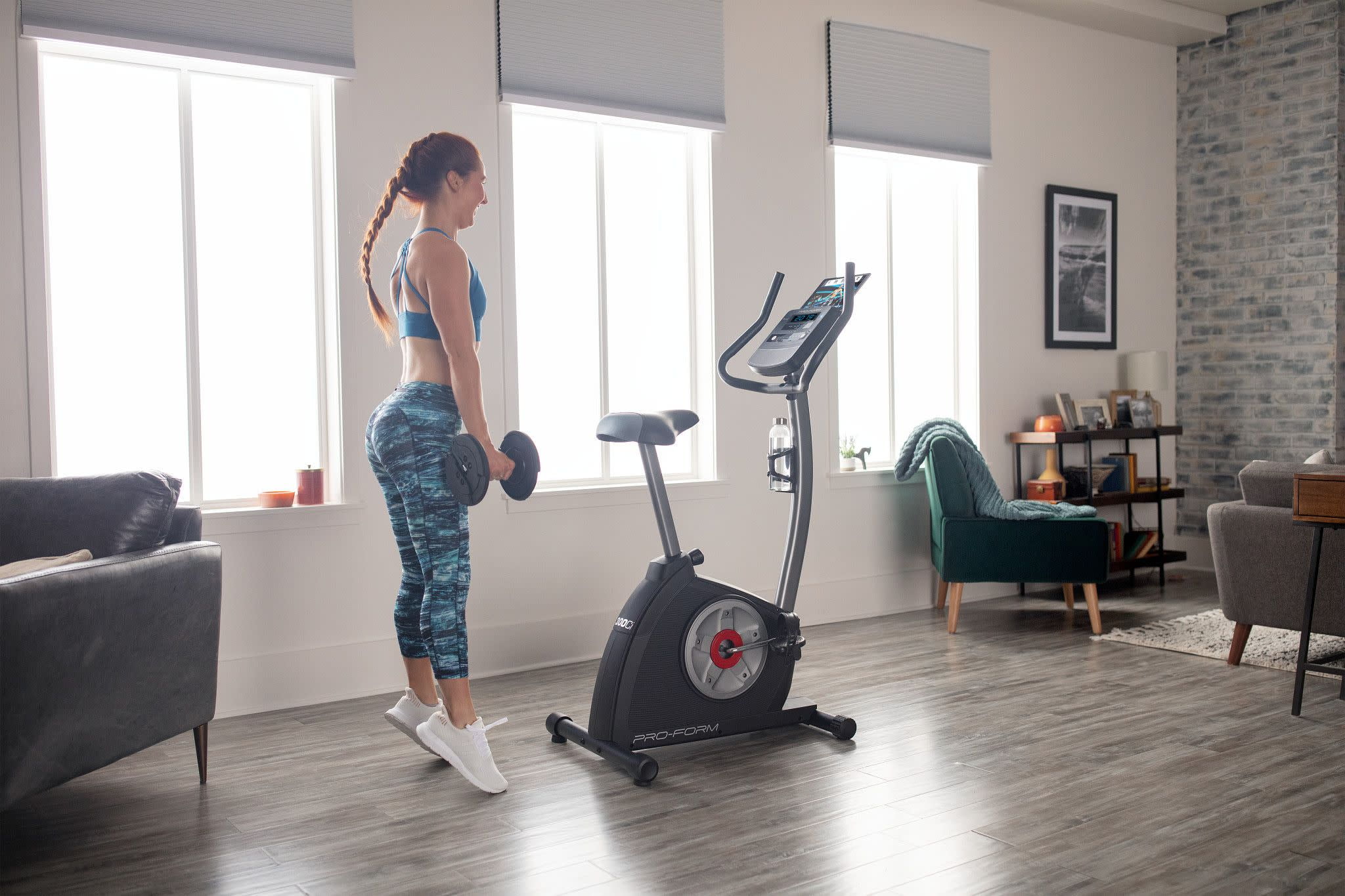 ProForm Cycle Trainer 300 Ci Upright Stationary Exercise Bike, Compatible with iFIT Personal Training - Image 42