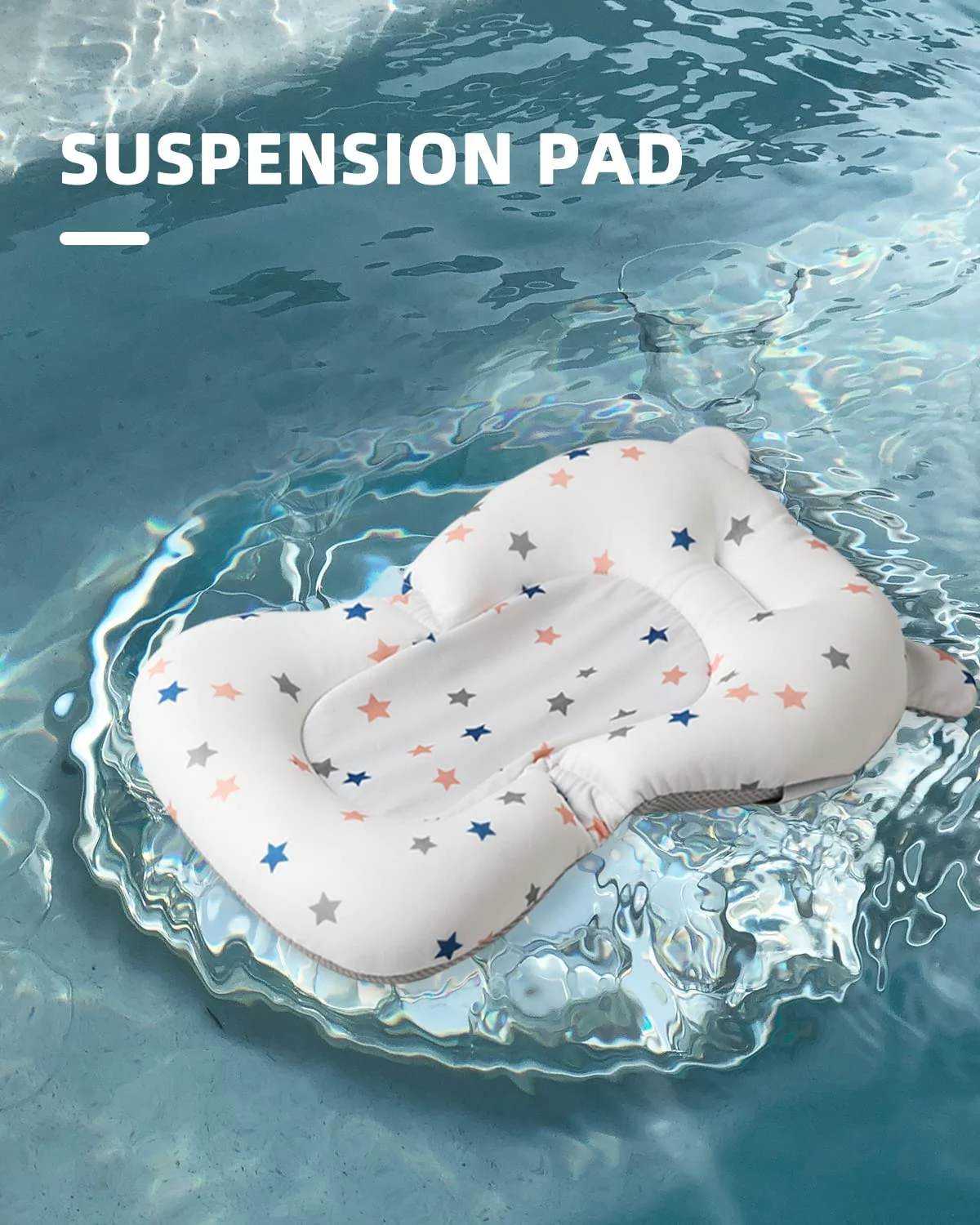 Prociv Collapsible Baby Bathtub for Infants to Toddler, Portable Travel Bathtub Multifunctional Bathtub with Drain Hole, Baby Folding Bathtub for Newborn 0-36 Month Blue - Image 6