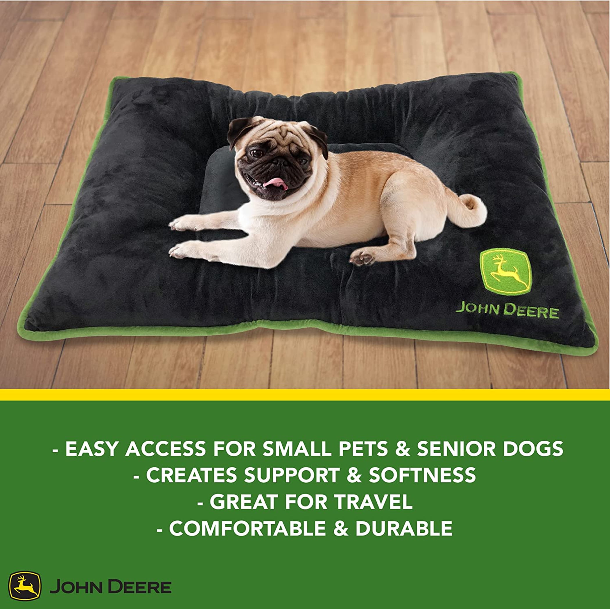 Pets First John Deere Pet Bed Mattress for Dogs & Cats, Licensed Dog Bed Pillow for Large and Small Breed - Image 4