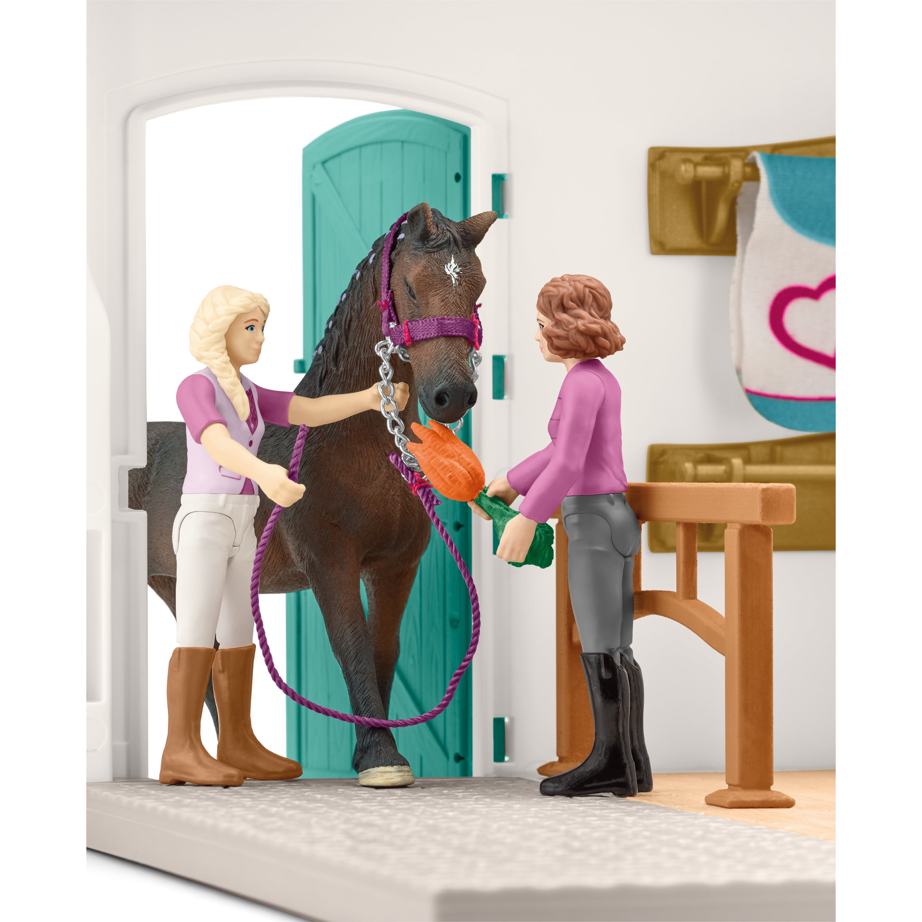 schleich Horse Club - 67 PC Sofia’s Tack Shop Playset with Toy Horse, 2 Poseable Figures and Accessories - Equestrian Toy Set for Kids Ages 5+ - Image 7