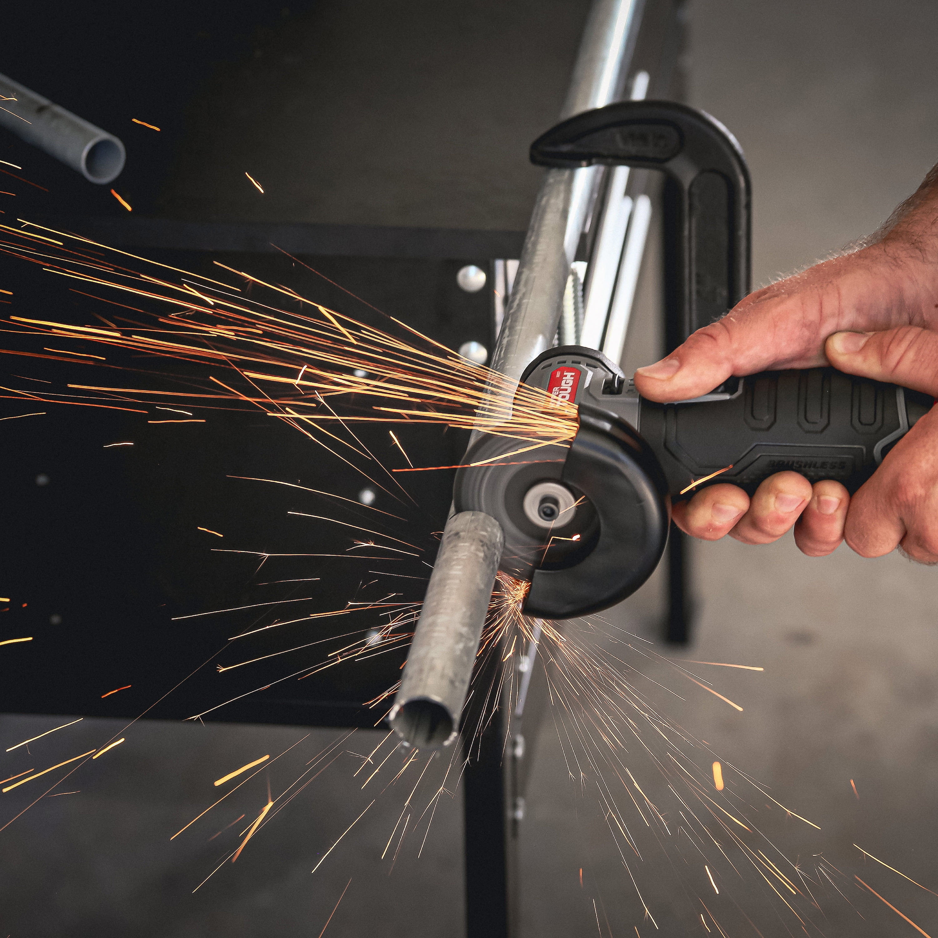 Hyper Tough 12-Volt Cordless Rechargeable Cut off Grinder - Image 6