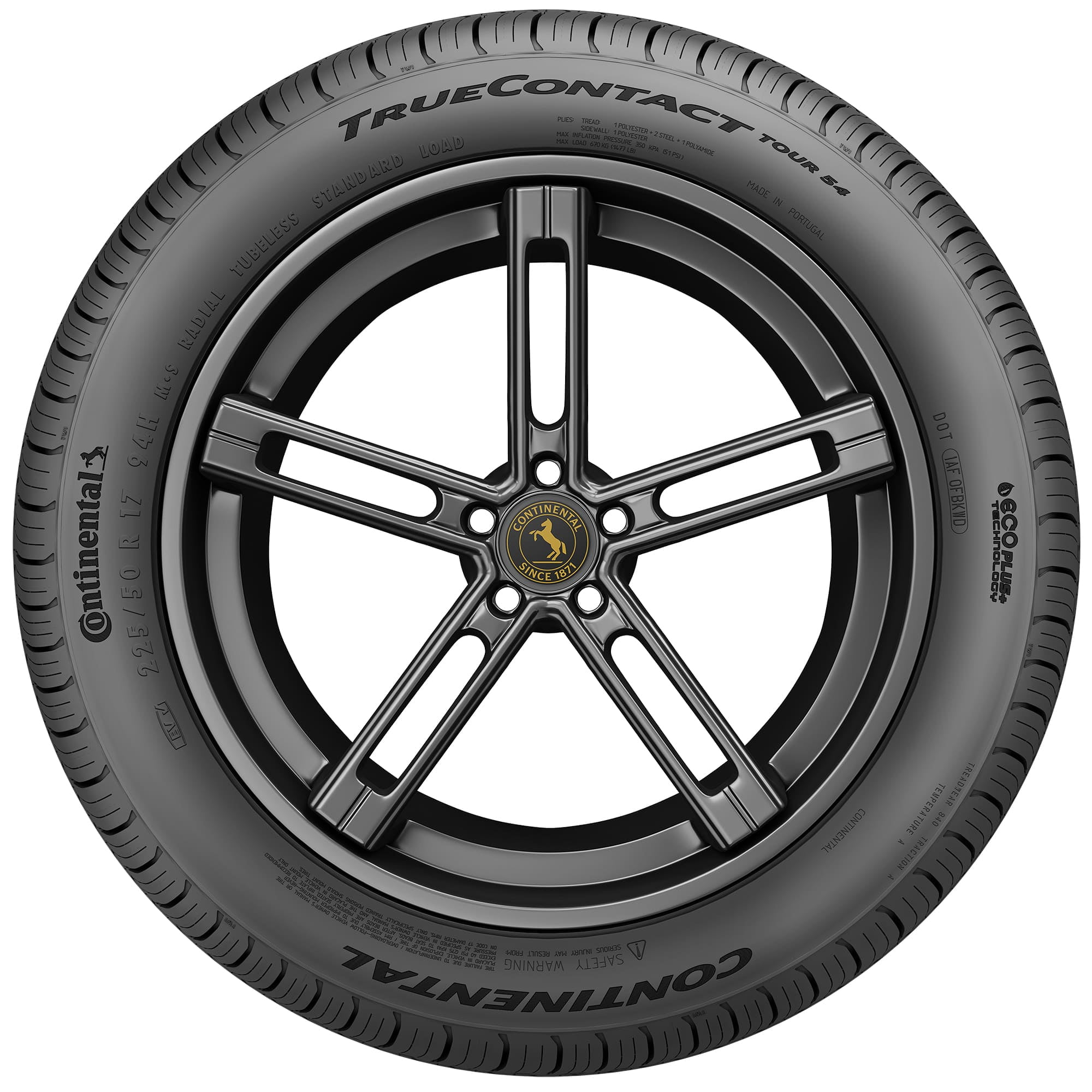 Continental TrueContact Tour 54 All Season 235/40R19 96V XL Passenger Tire - Image 2