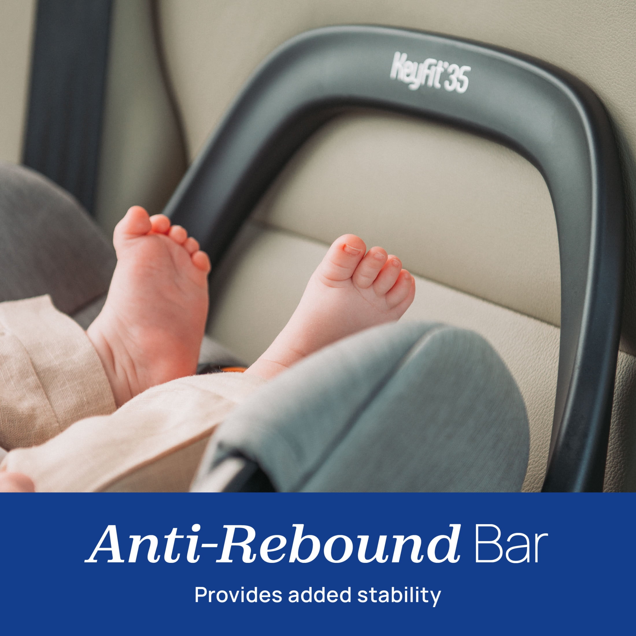 Chicco KeyFit 35 ClearTex 35 lbs Extended Use Infant Car Seat - Cove (Grey), New - Image 3