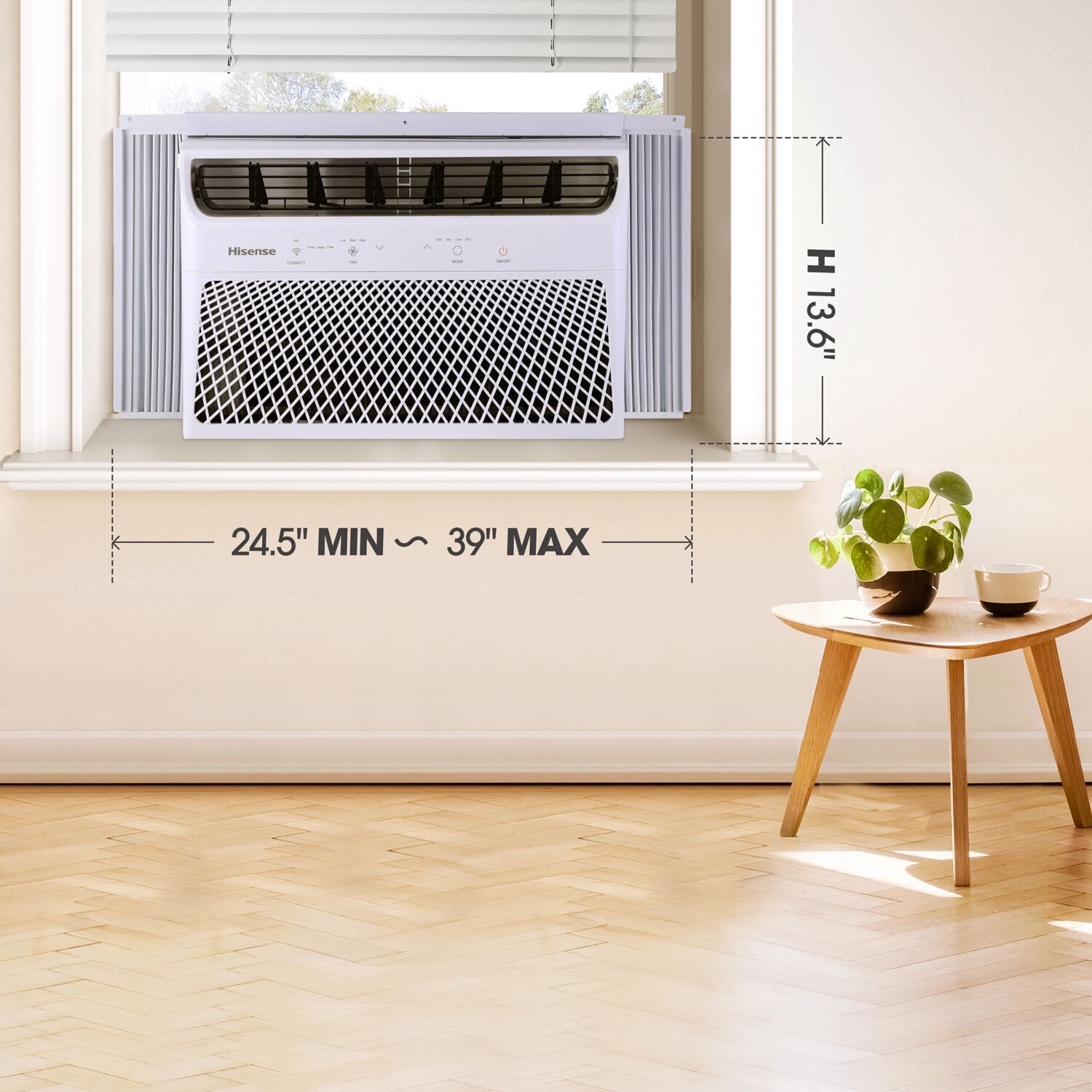 Hisense 10,000 BTU 450 Sq ft Smart Window Air Conditioner with Wi-fi and Remote Control, AHW1022CW1W - Image 7