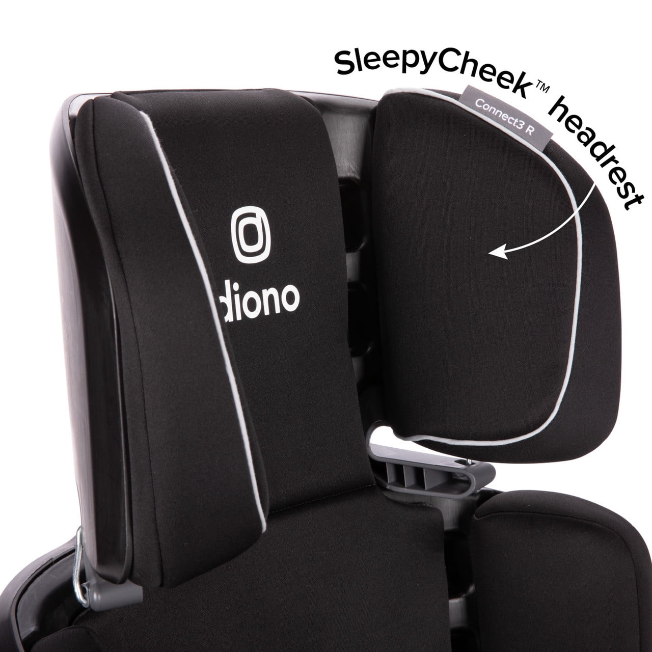 Diono Connect3 R 2-in-1 High-Back Booster, Black Storm - Image 5