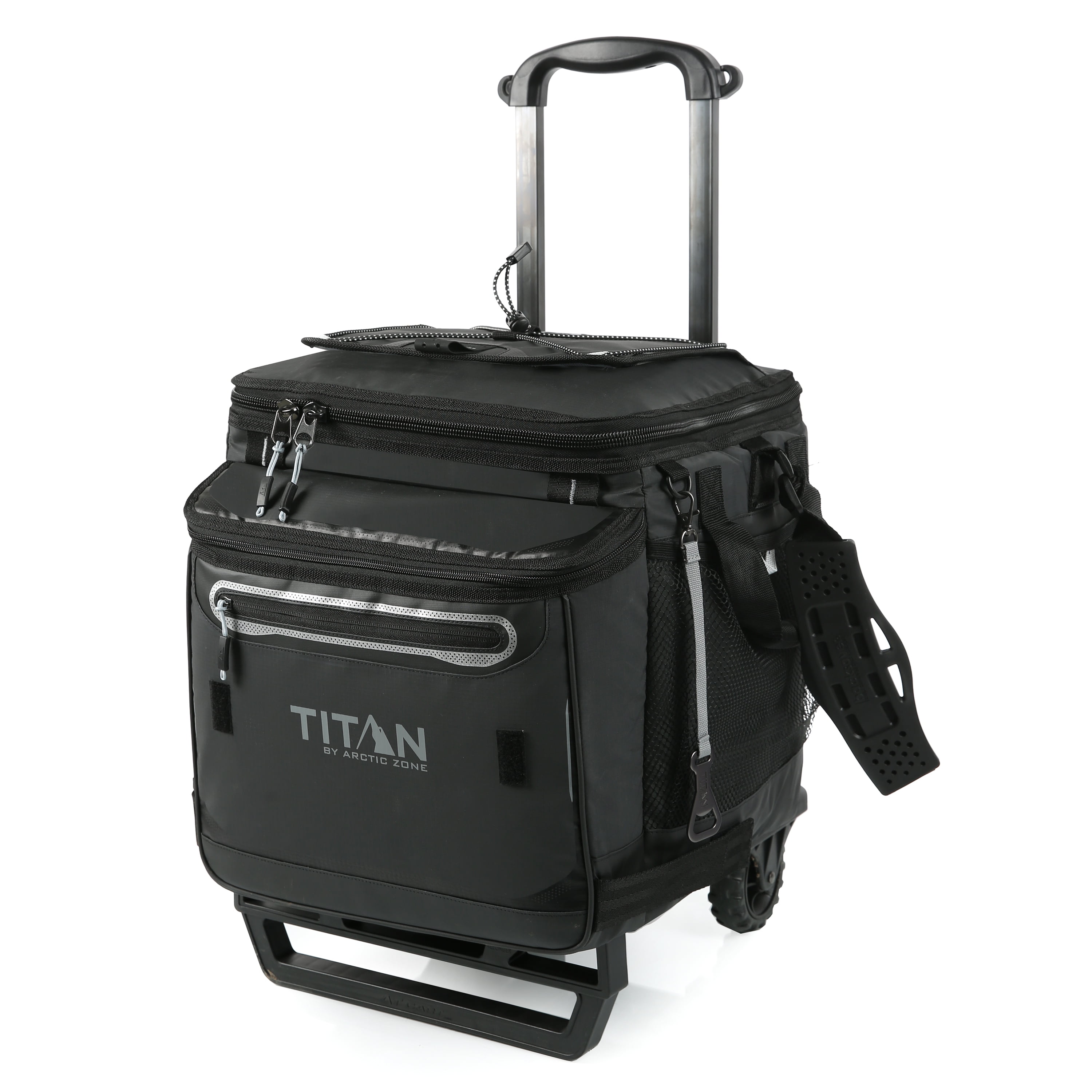 Titan by Arctic Zone 60 Can, 40 Quart Soft Cooler with Wheels, Basalt Gray - Image 3