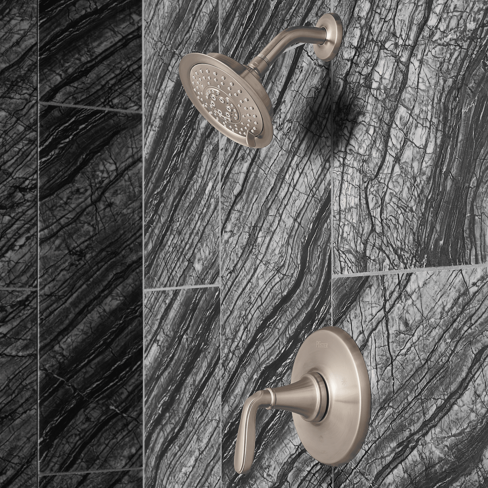 Pfister Northcott 1-Handle Shower, Trim Only, in Brushed - Image 2