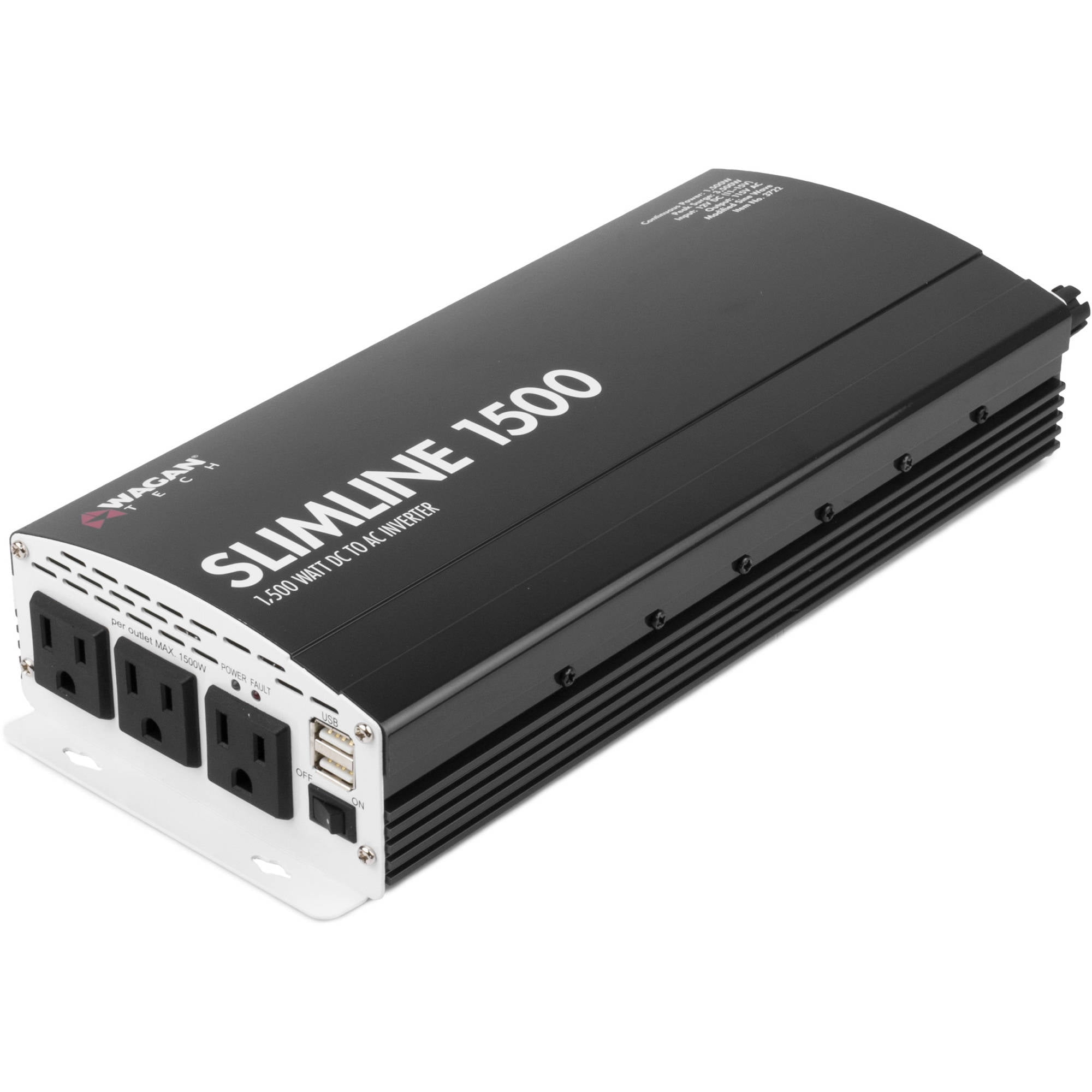 Wagan Slimline 1500W AC to DC Inverter