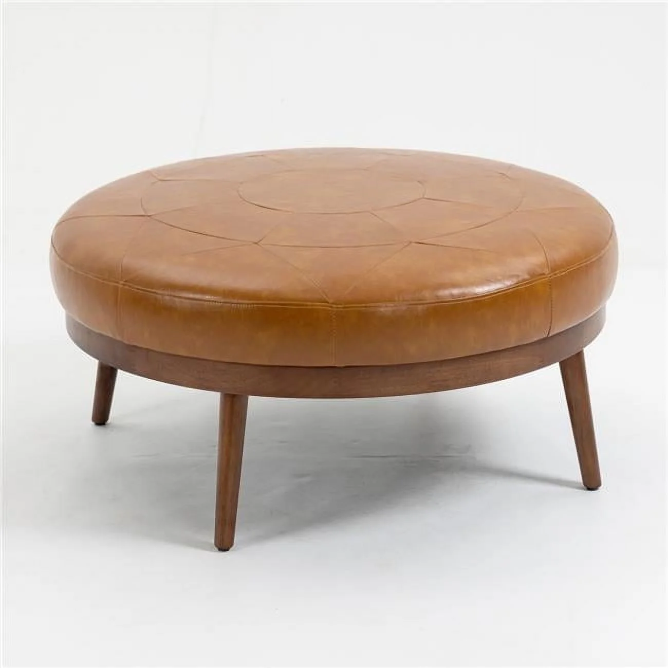 Krista 36 in. Indoor Tan Finish Ottoman