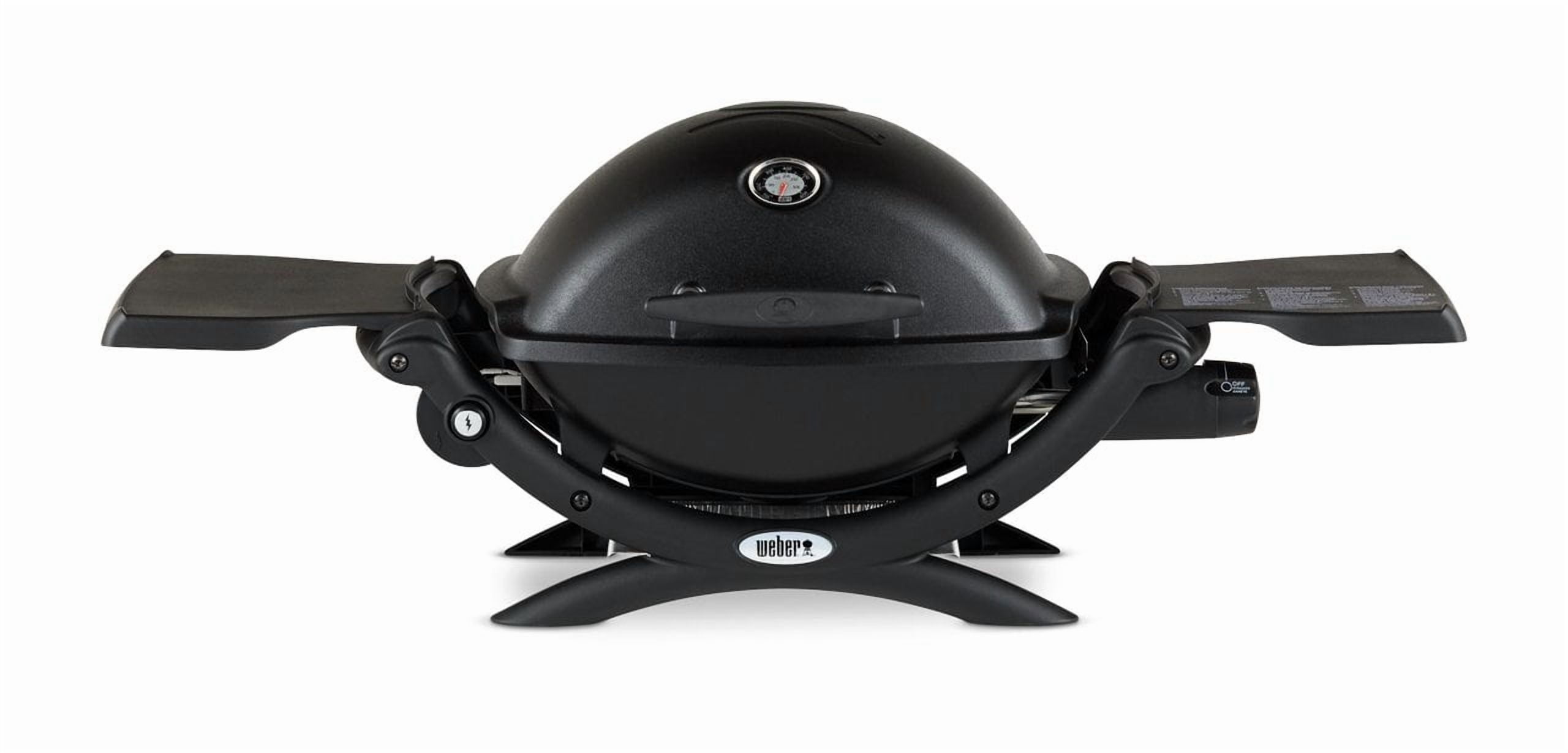 Weber Q 1200 1-Burner Propane Gas Grill, Black