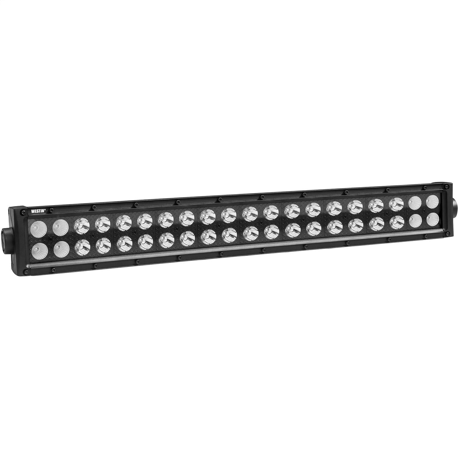 Westin 09-12212-40C B-Force Black Face 20 inch Double Row LED Light Bar with Combo Beam