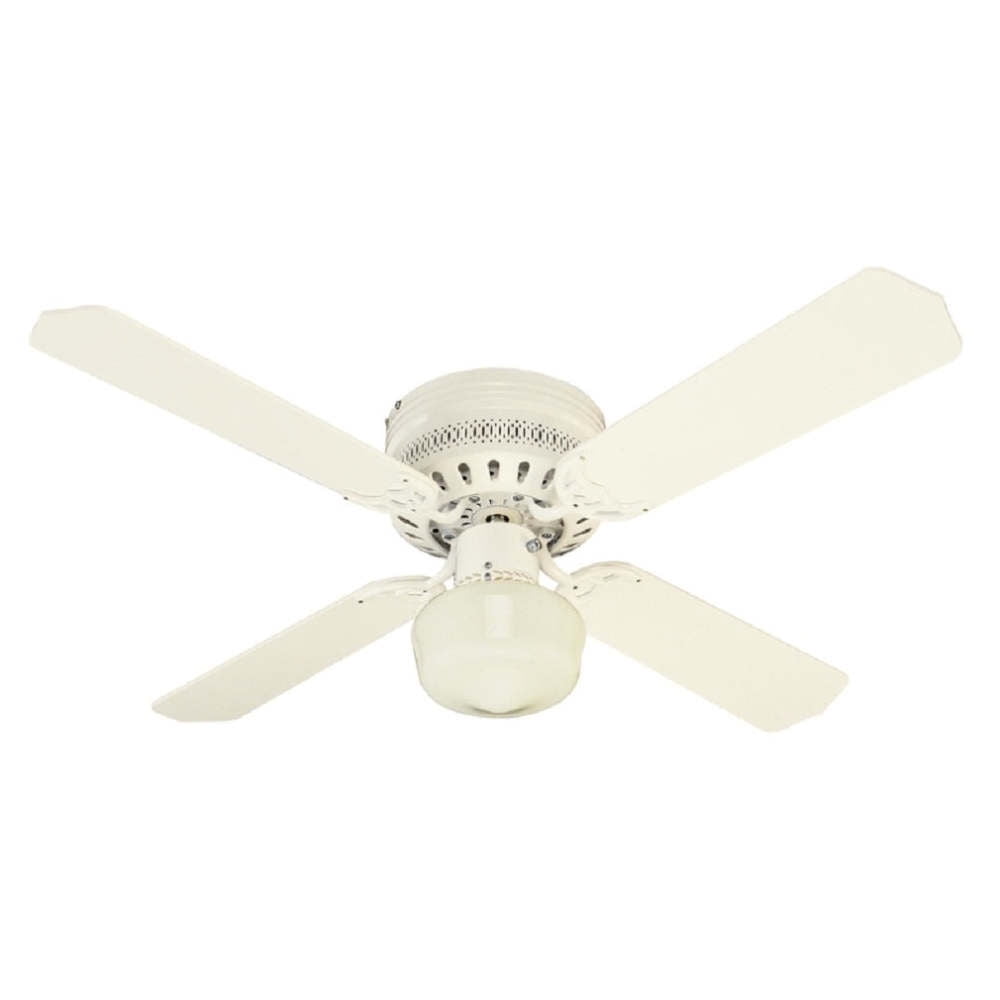 Westinghouse Casanova 42'' White 5.5 w LED Flush Mount Indoor Reversible Ceiling Fan with Light Kit