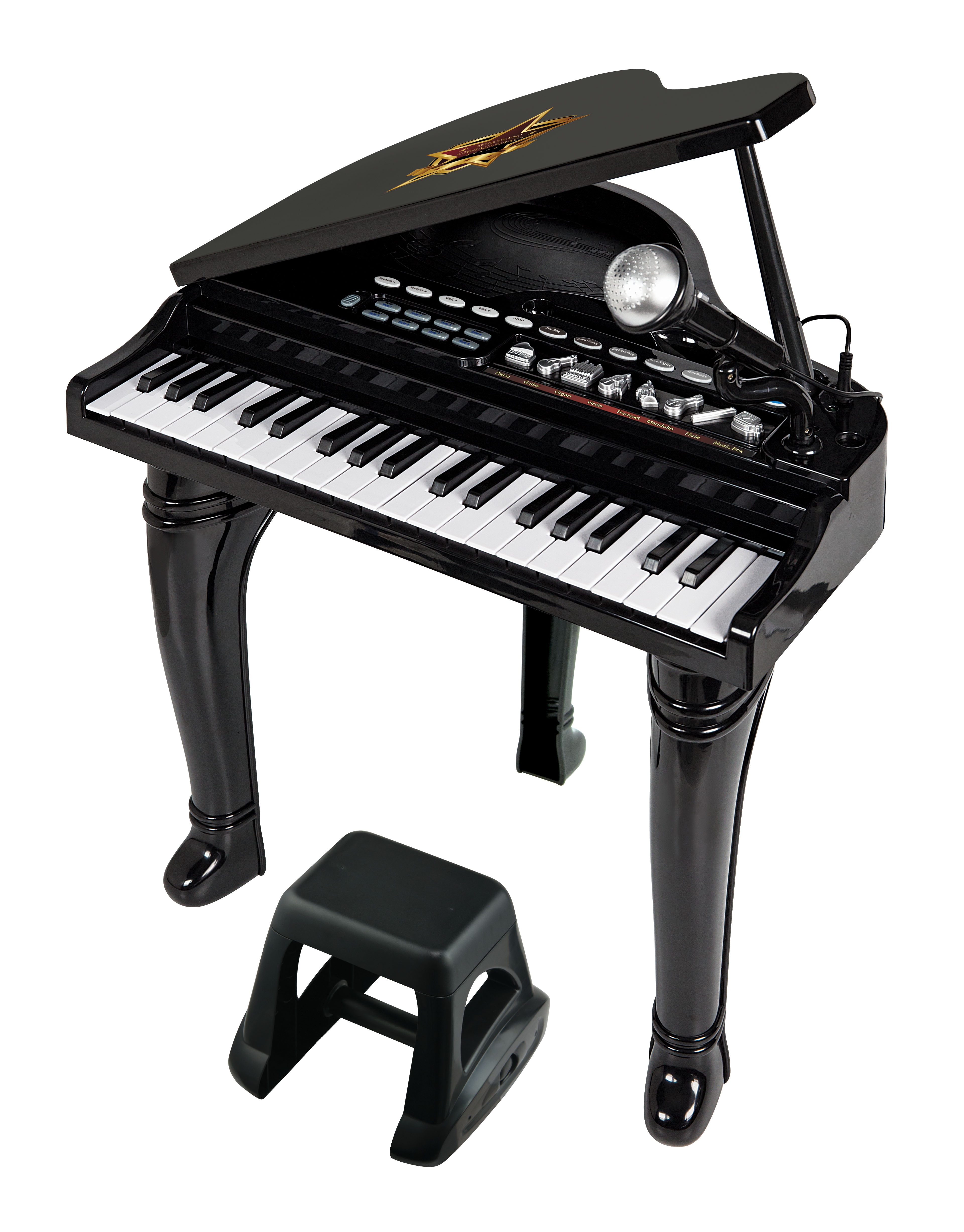 Winfun Symphonic Grand Toy Piano Set With Stool (3 Pieces)