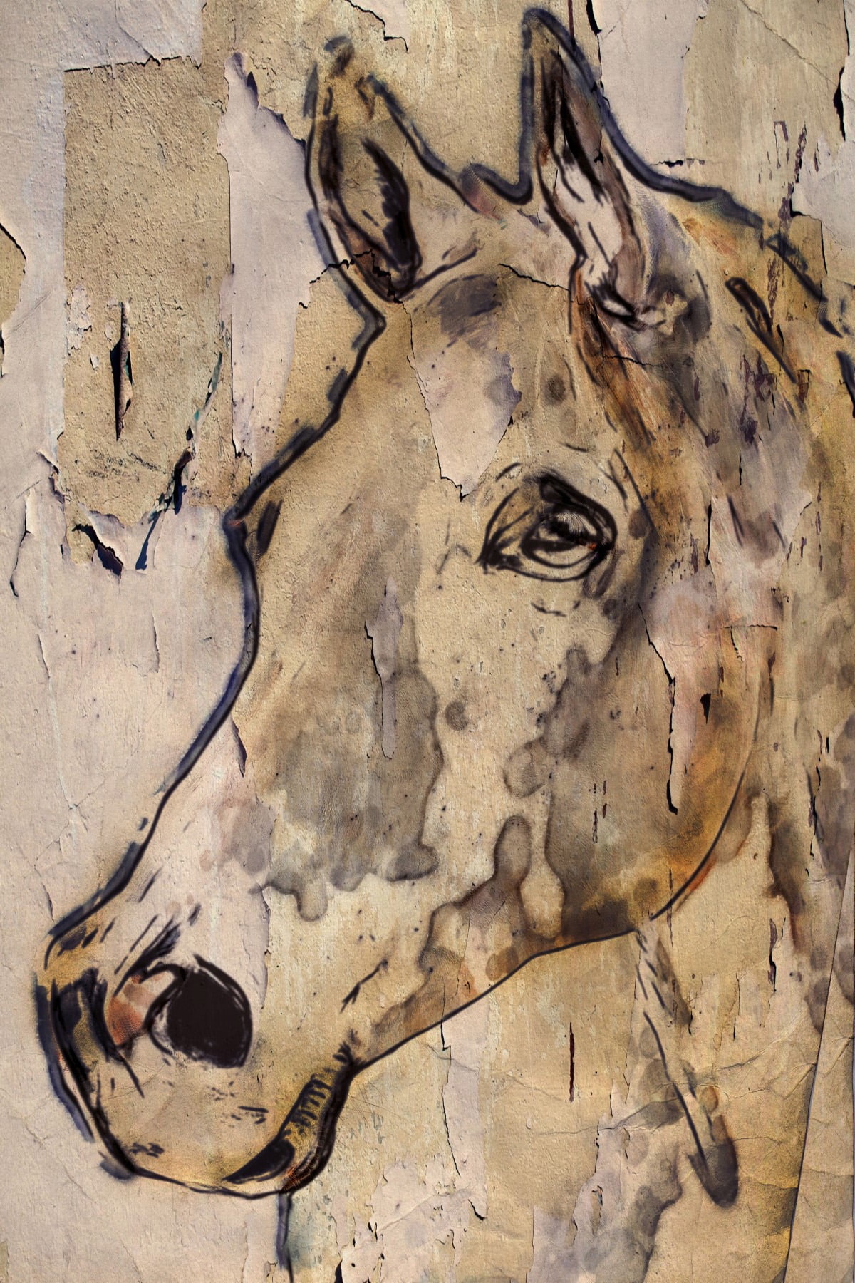 "Winner Horse" Painting Print on Wrapped Canvas