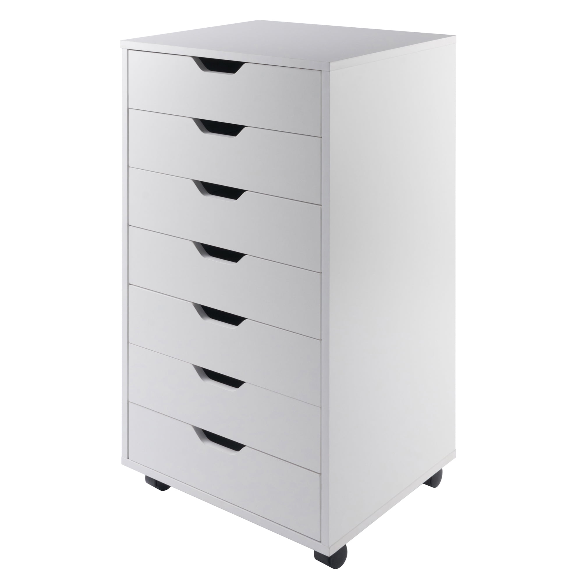 Winsome Halifax 7-Drawer Mobile Cabinet 10792, White Finish