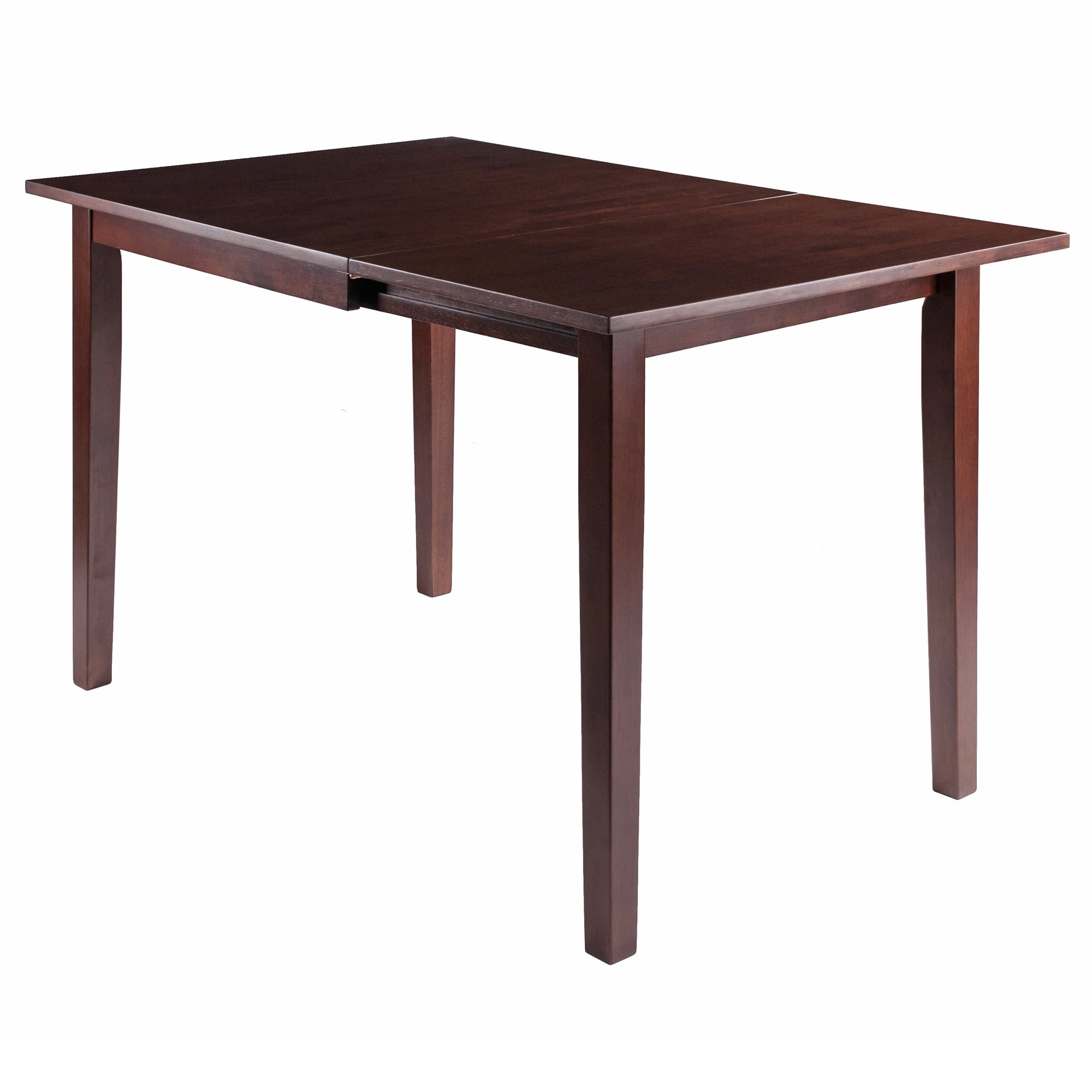 Winsome Perrone Drop Leaf Dining Table, Walnut Finish