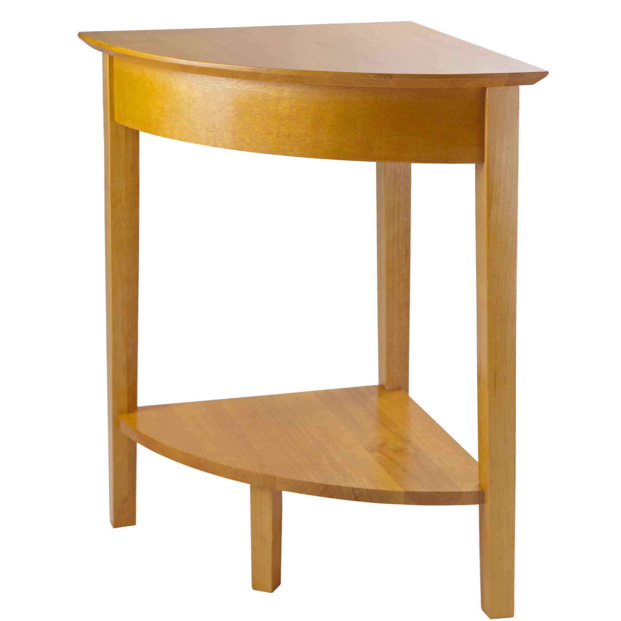 Winsome Wood Studio Home Office Corner Table, Honey Finish