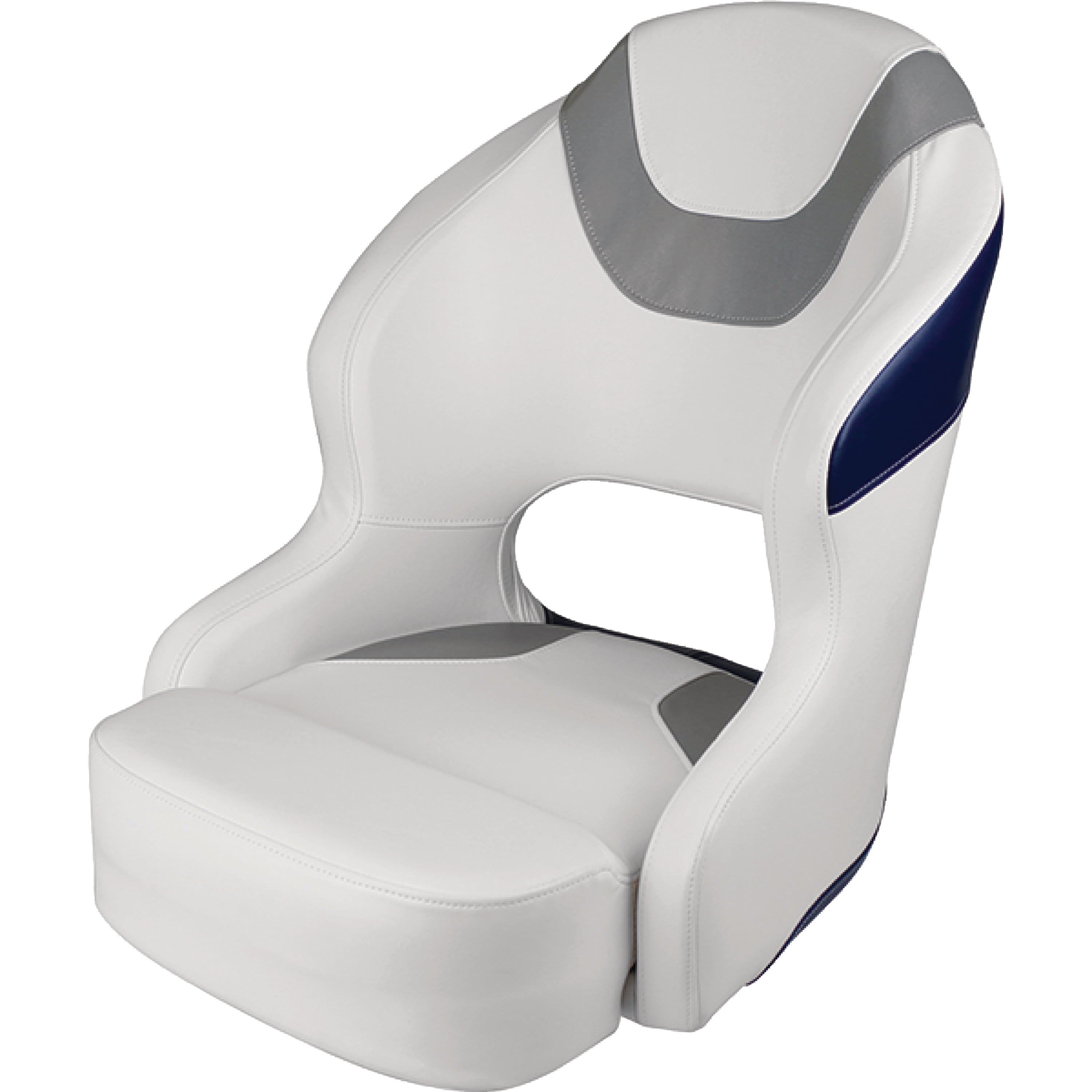 Wise 3314-1773 Baja Bucket Seat, White/Grey/Navy