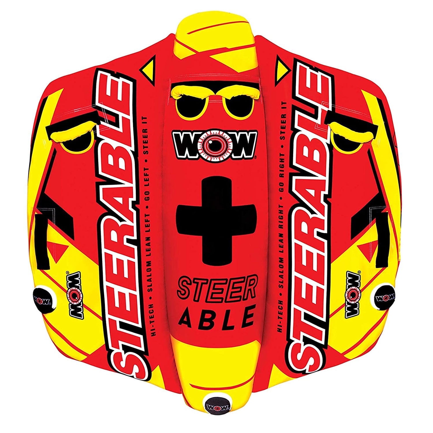 WOW Sports Towable Steer Slalom 1-2 Person Waterskiing Towables