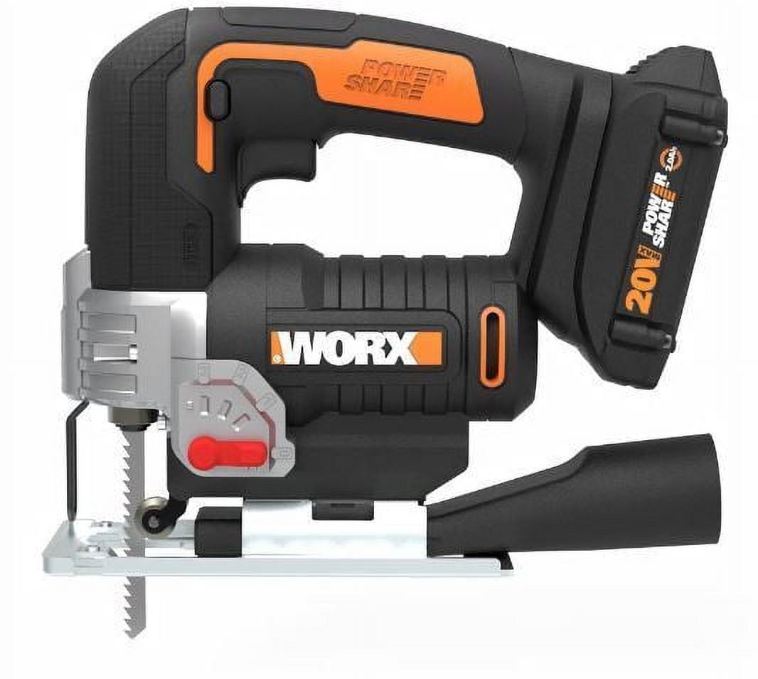 Worx WX543L 20V Power Share Cordless Jigsaw (Battery & Charger Included)