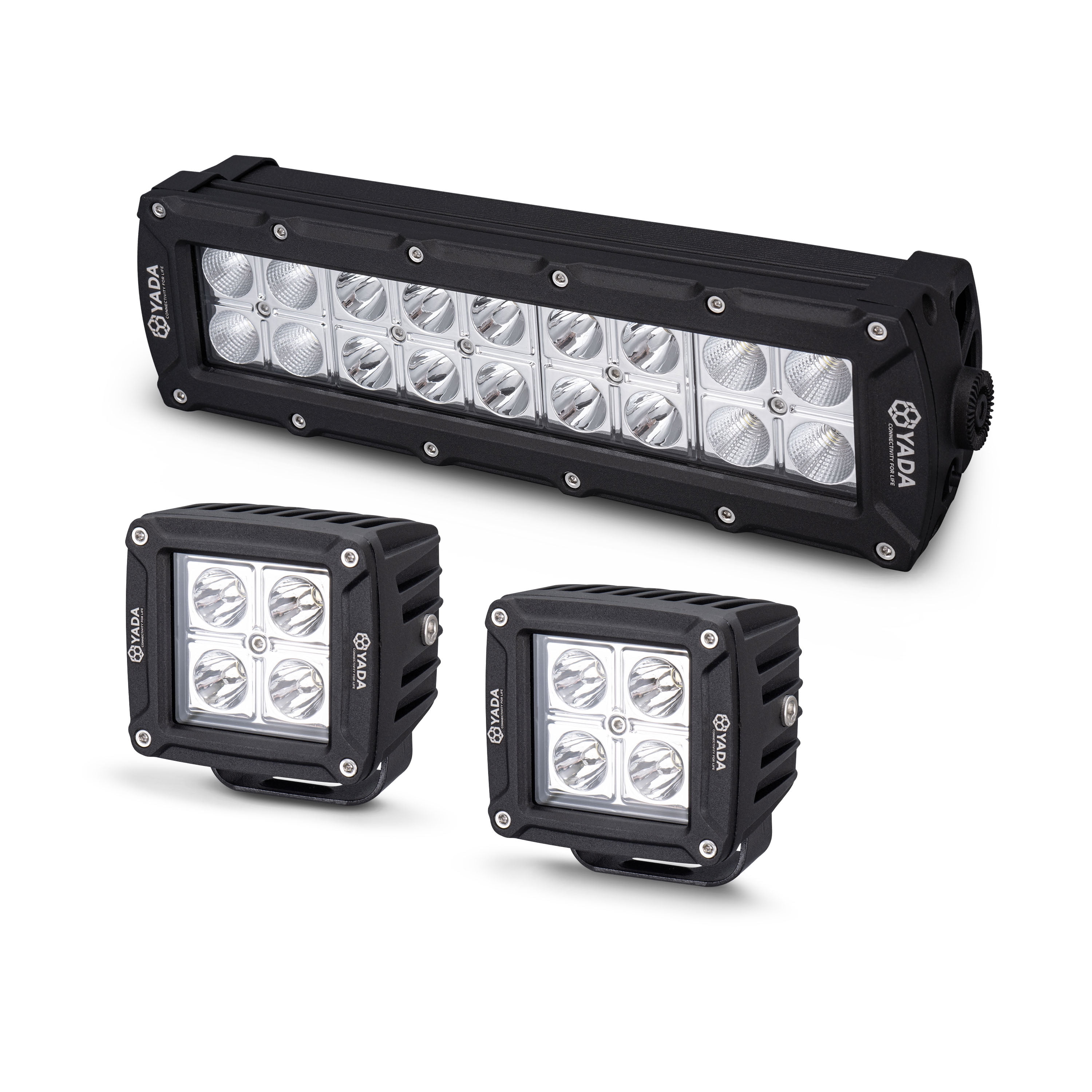 YADA Elevate off-road UTV Automotive Lighting Combo Kit, Black